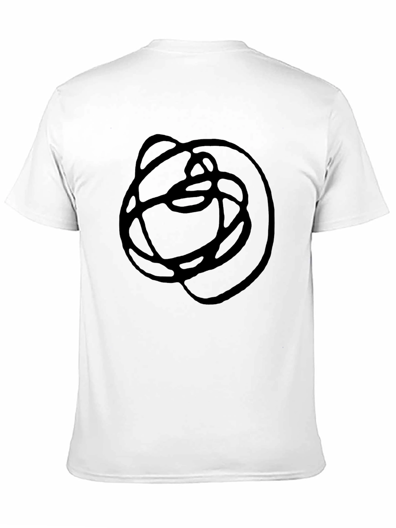 Abstract Graphic Black T-Shirt - Modern Art Tee