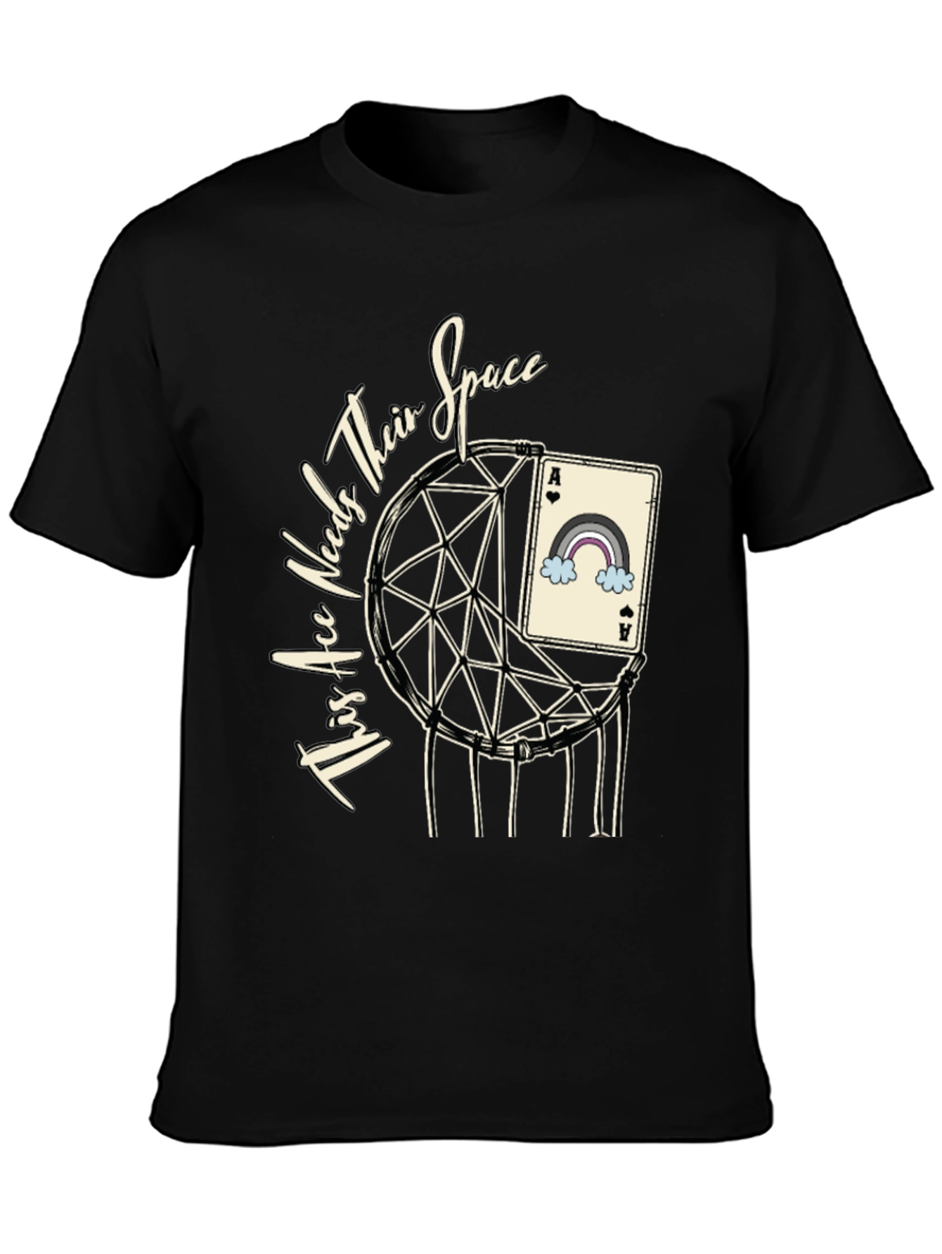 Ace Needs Space Graphic T-Shirt - Unisex Design