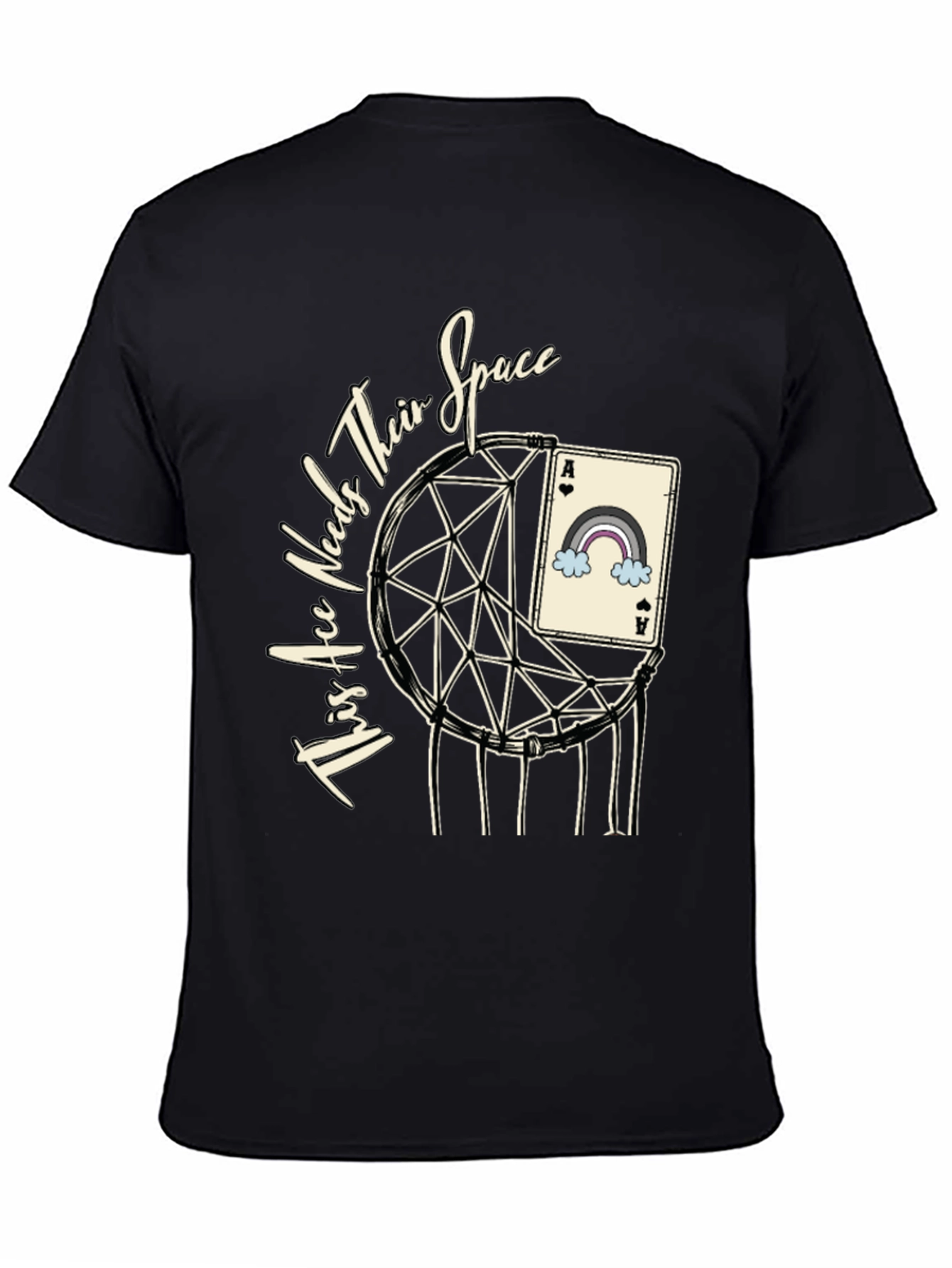 Ace Needs Space Graphic T-Shirt - Unisex Design