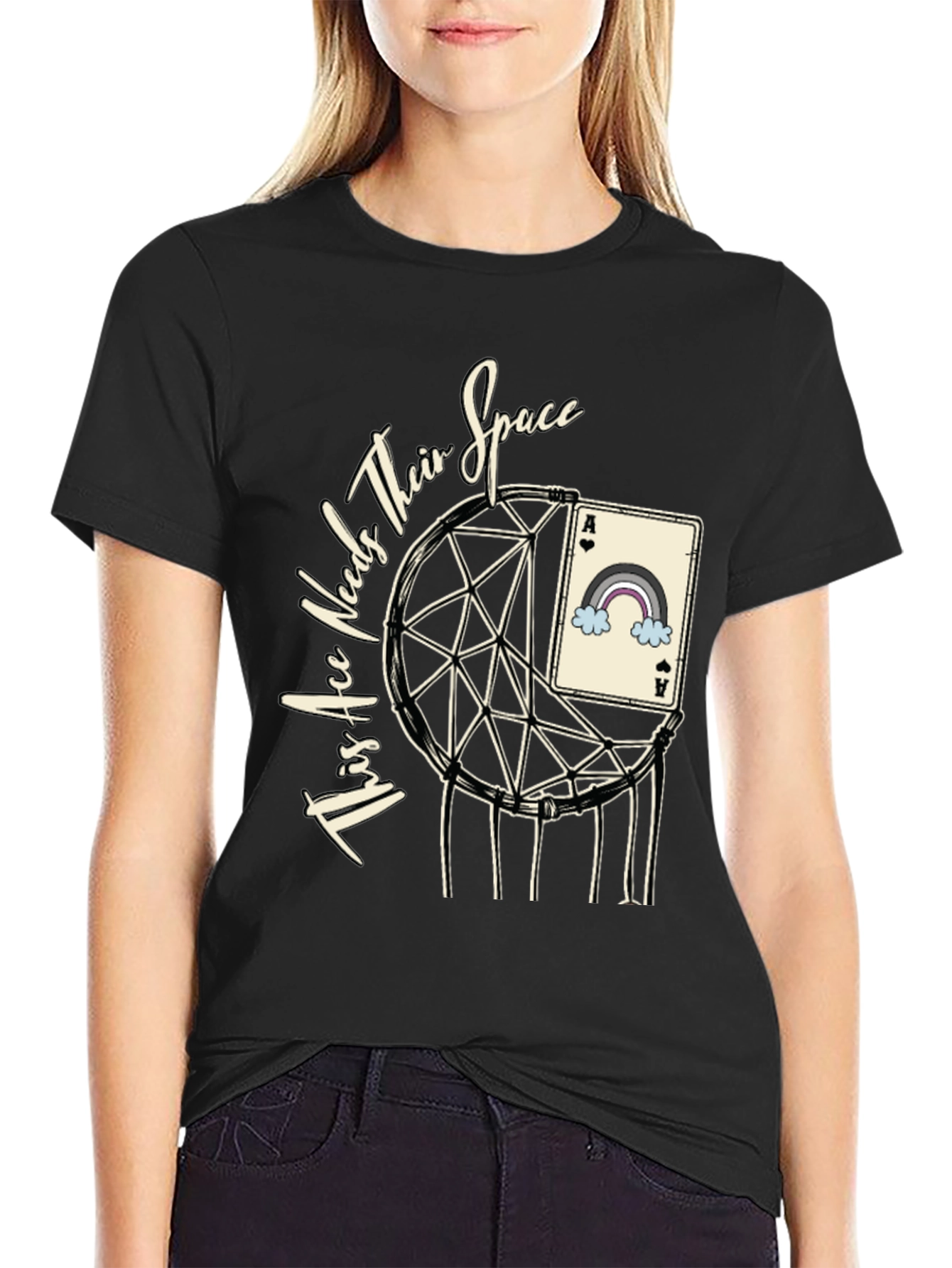Ace Needs Space Graphic T-Shirt - Unisex Design
