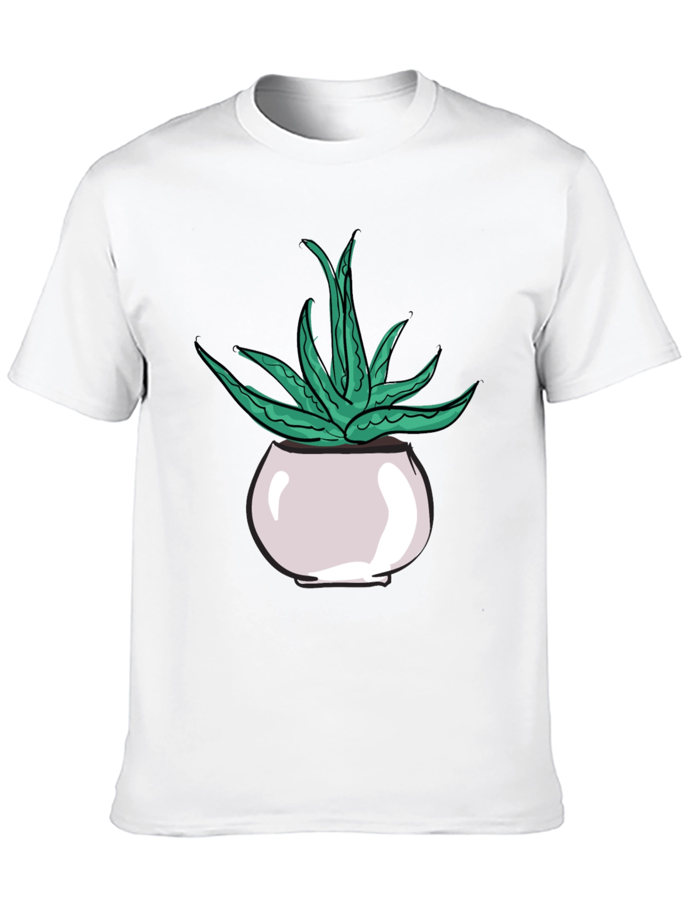 Aloe Plant Graphic Tee - Stylish & Unique Design