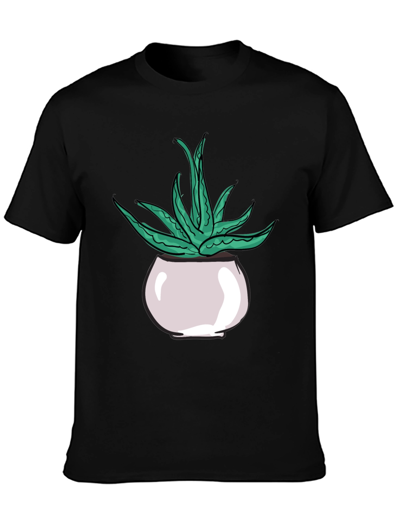 Aloe Plant Graphic Tee - Stylish & Unique Design