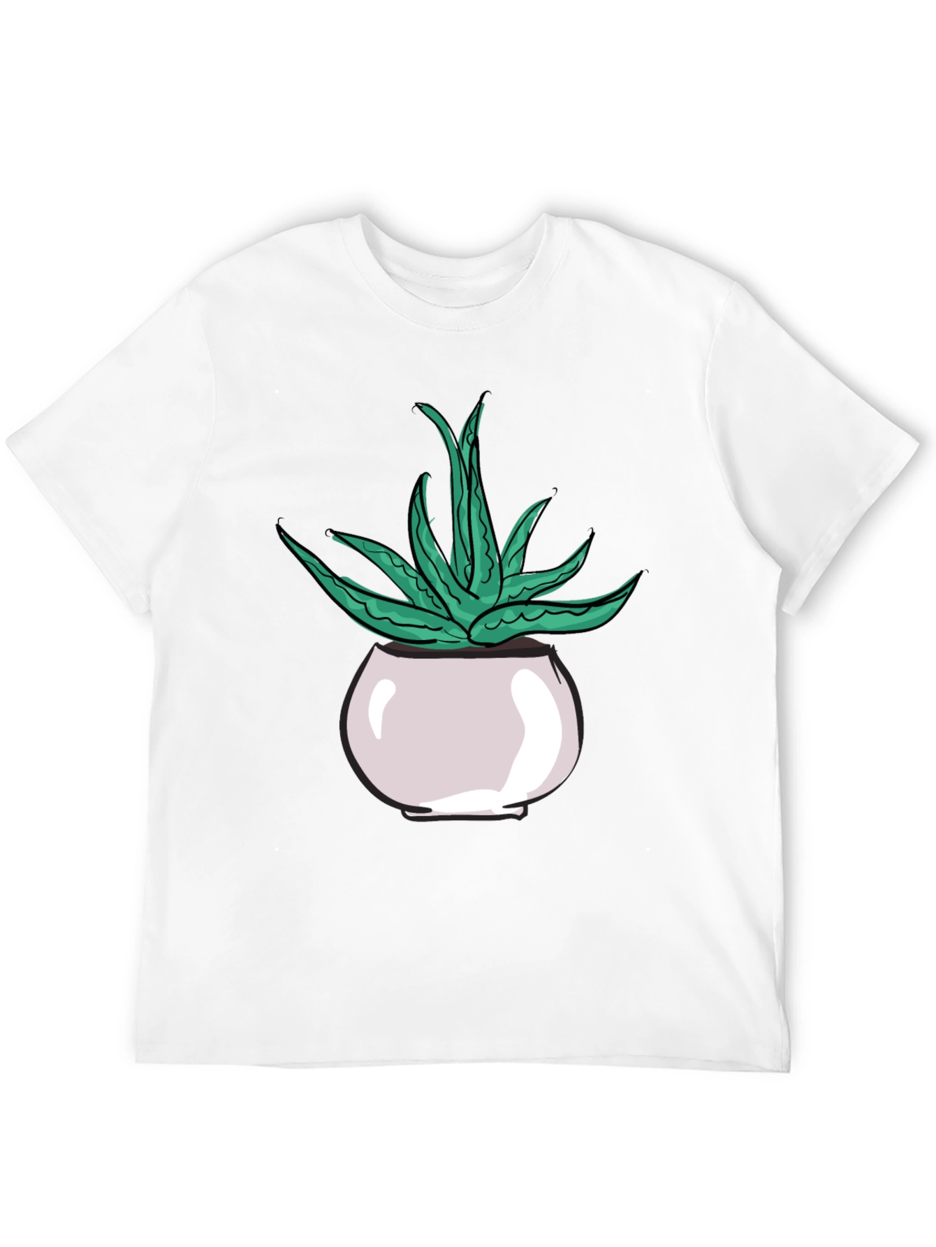 Aloe Plant Graphic Tee - Stylish & Unique Design