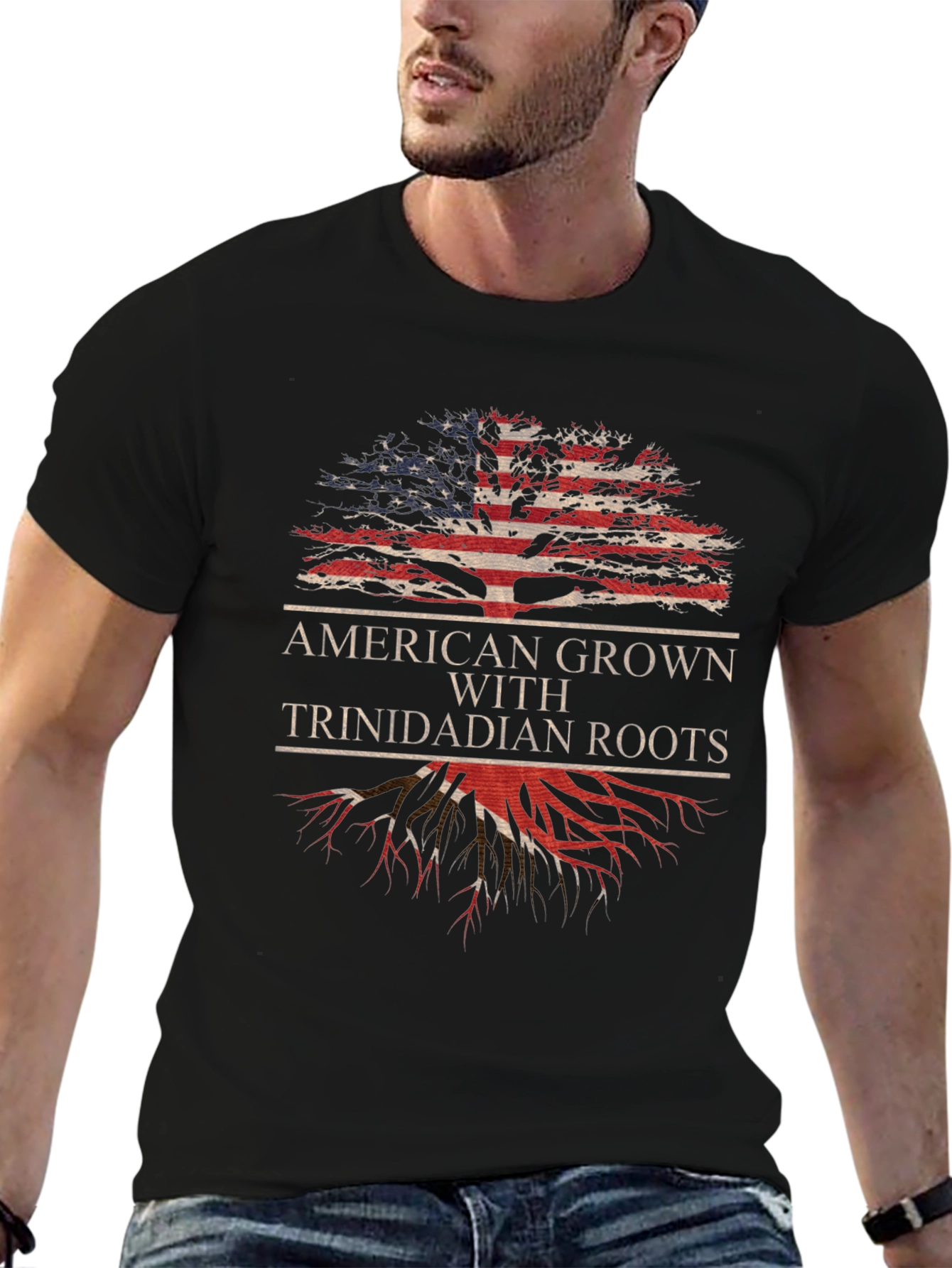 American Grown Trinidadian Roots T-Shirt