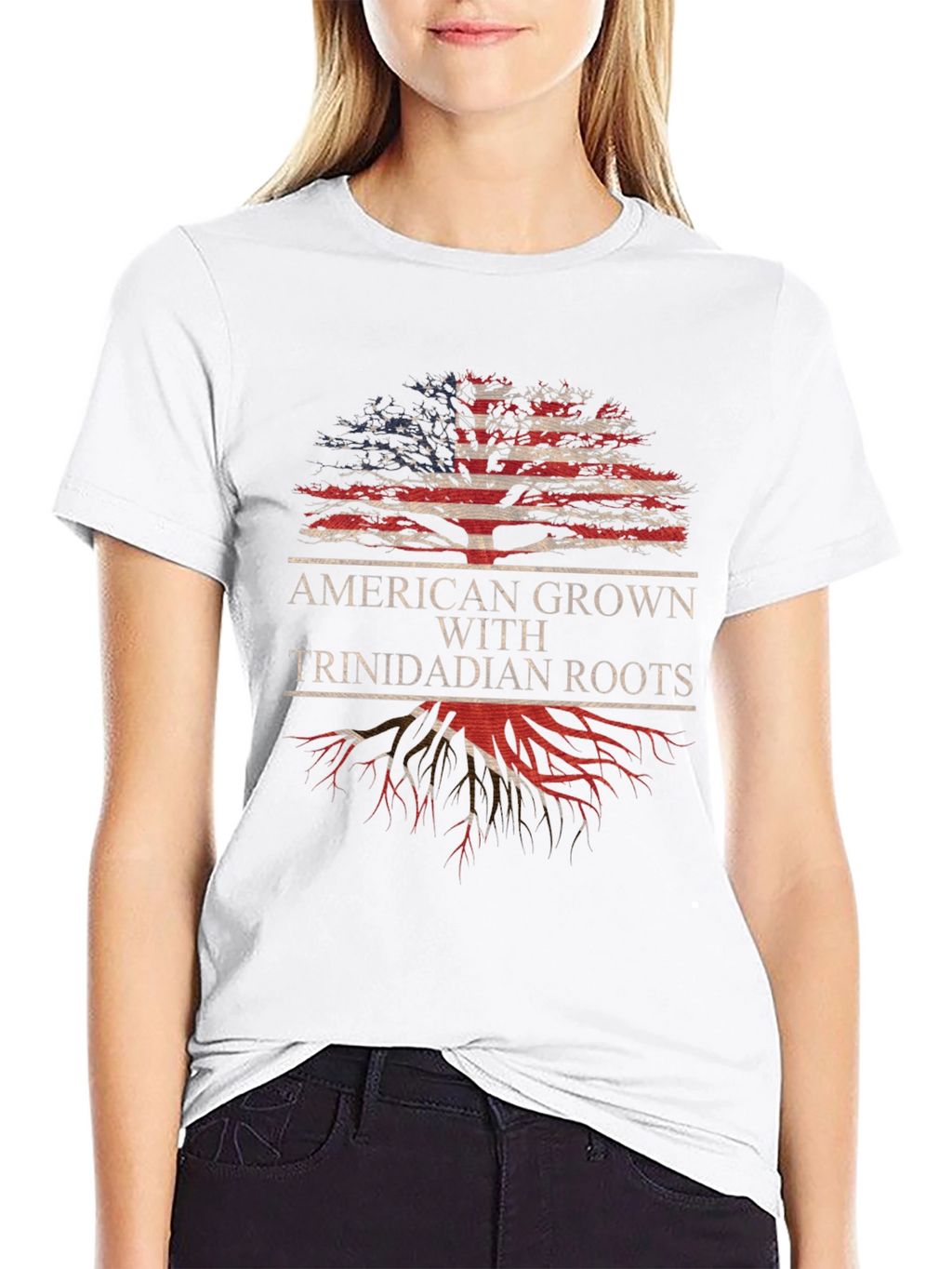 American Grown Trinidadian Roots T-Shirt