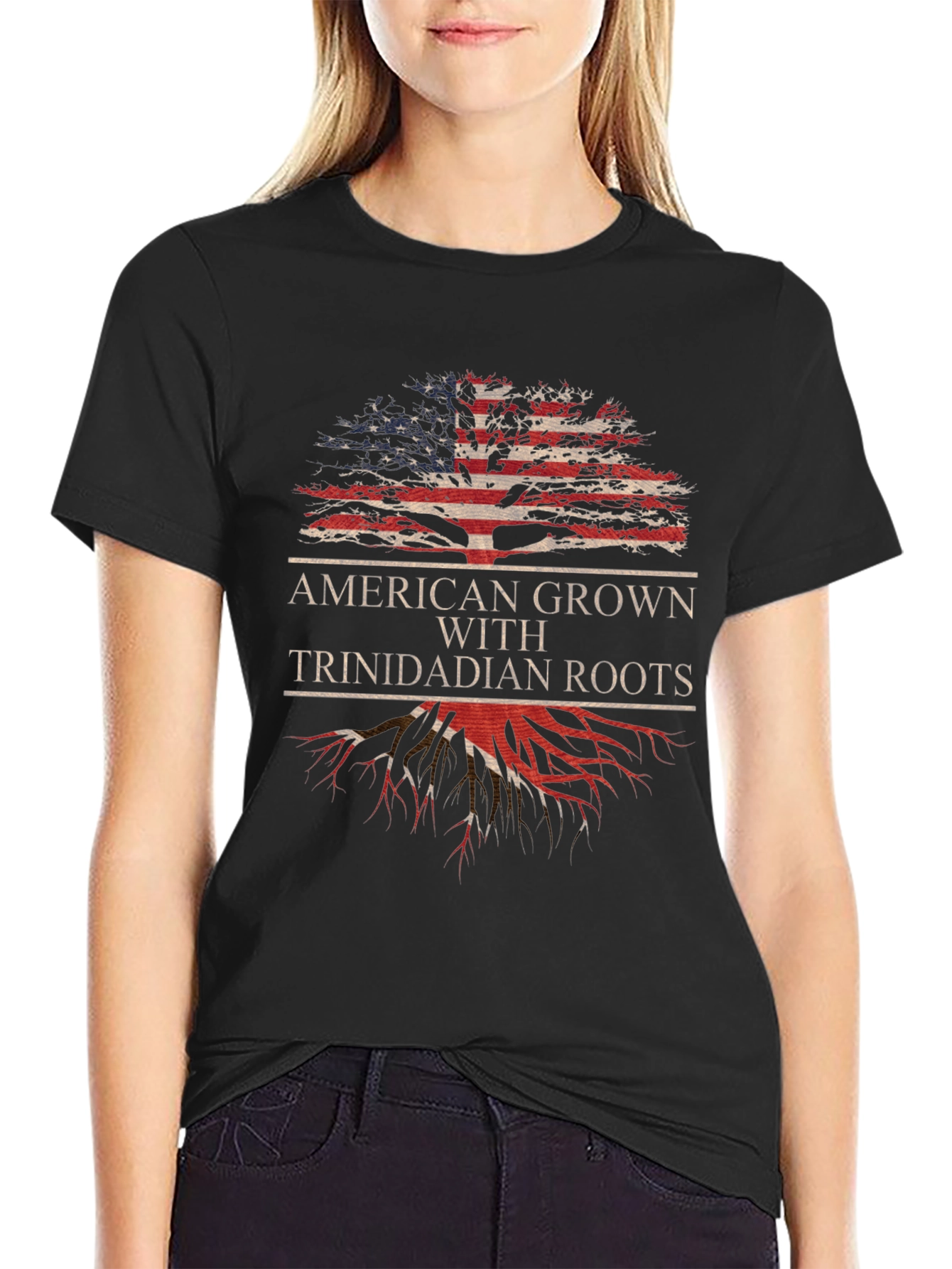 American Grown Trinidadian Roots T-Shirt