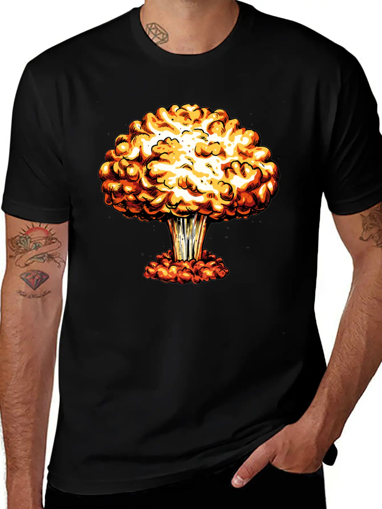 A Bomb - Atombombe Breathable Soft Cotton T-Shirt – Timeless Casual Look