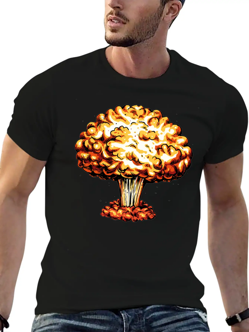A Bomb - Atombombe Breathable Soft Cotton T-Shirt – Timeless Casual Look