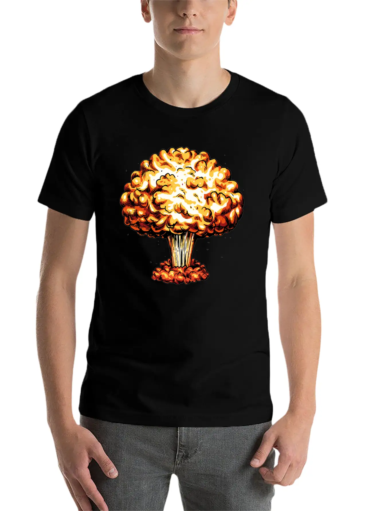 A Bomb - Atombombe Breathable Soft Cotton T-Shirt – Timeless Casual Look