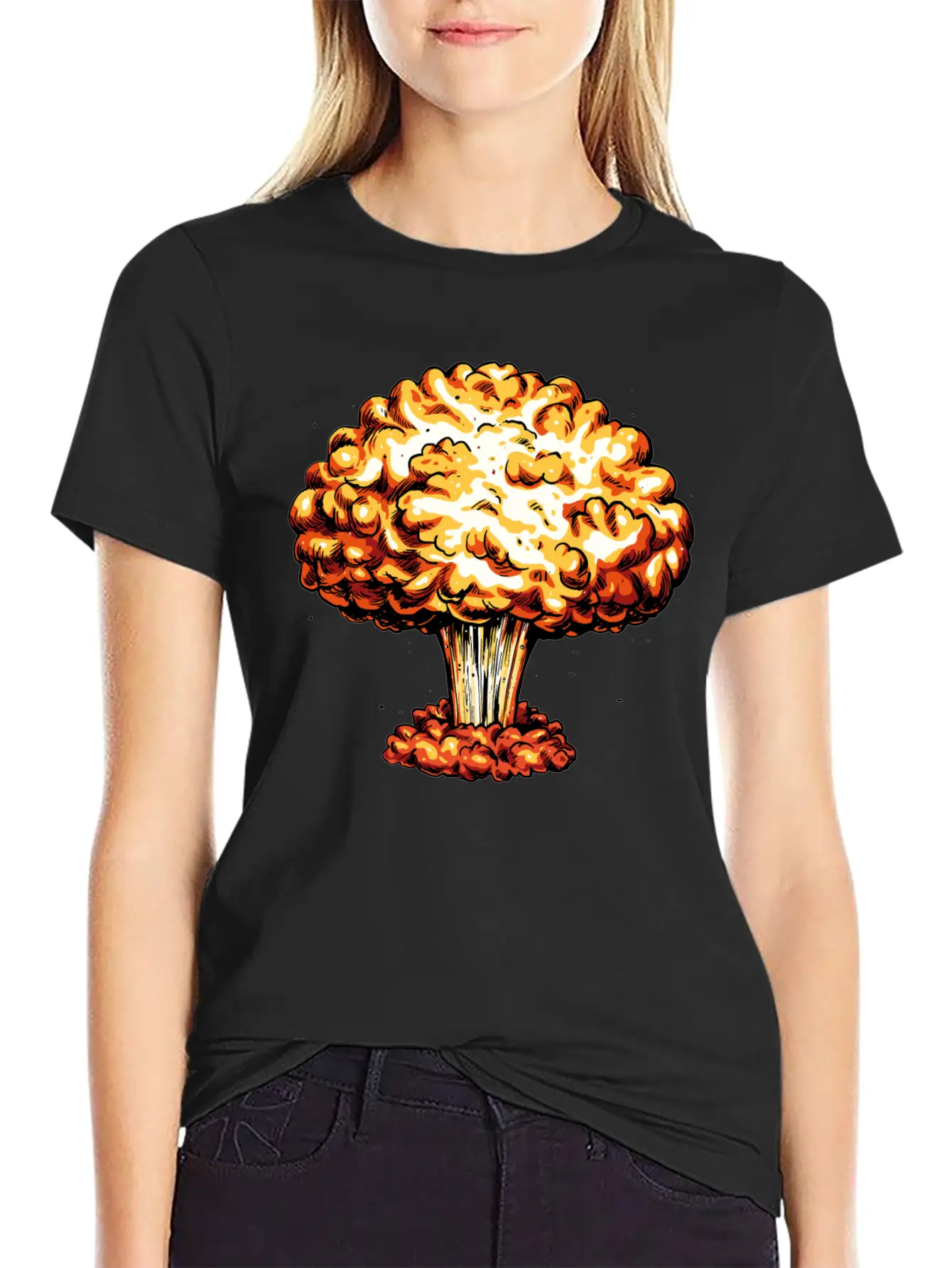 A Bomb - Atombombe Breathable Soft Cotton T-Shirt – Timeless Casual Look