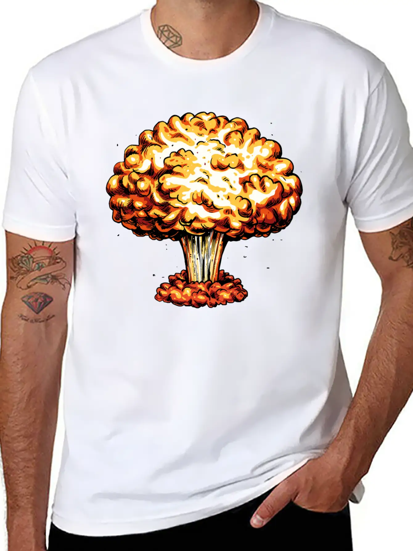 A Bomb - Atombombe Breathable Soft Cotton T-Shirt – Timeless Casual Look