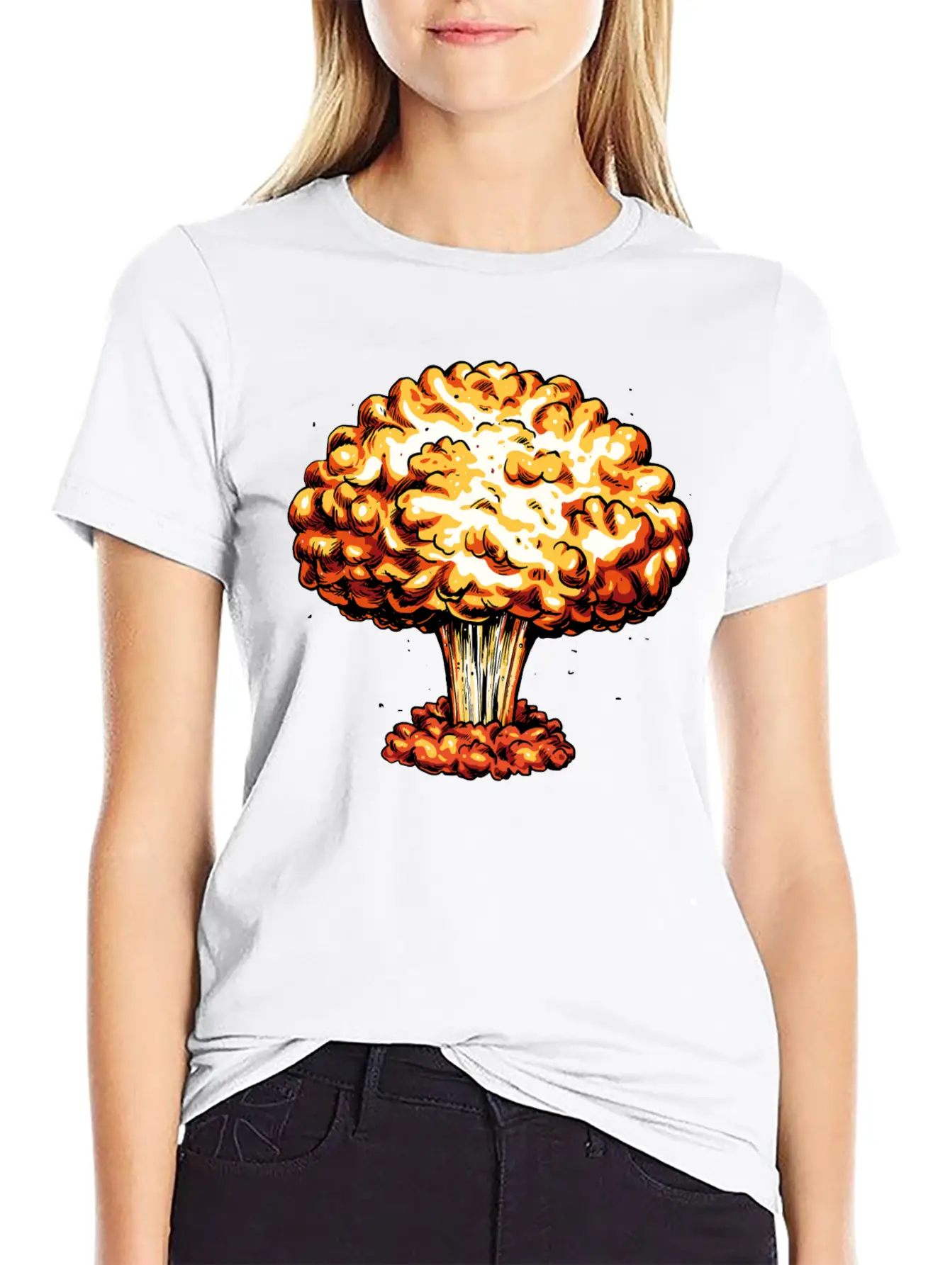 A Bomb - Atombombe Breathable Soft Cotton T-Shirt – Timeless Casual Look