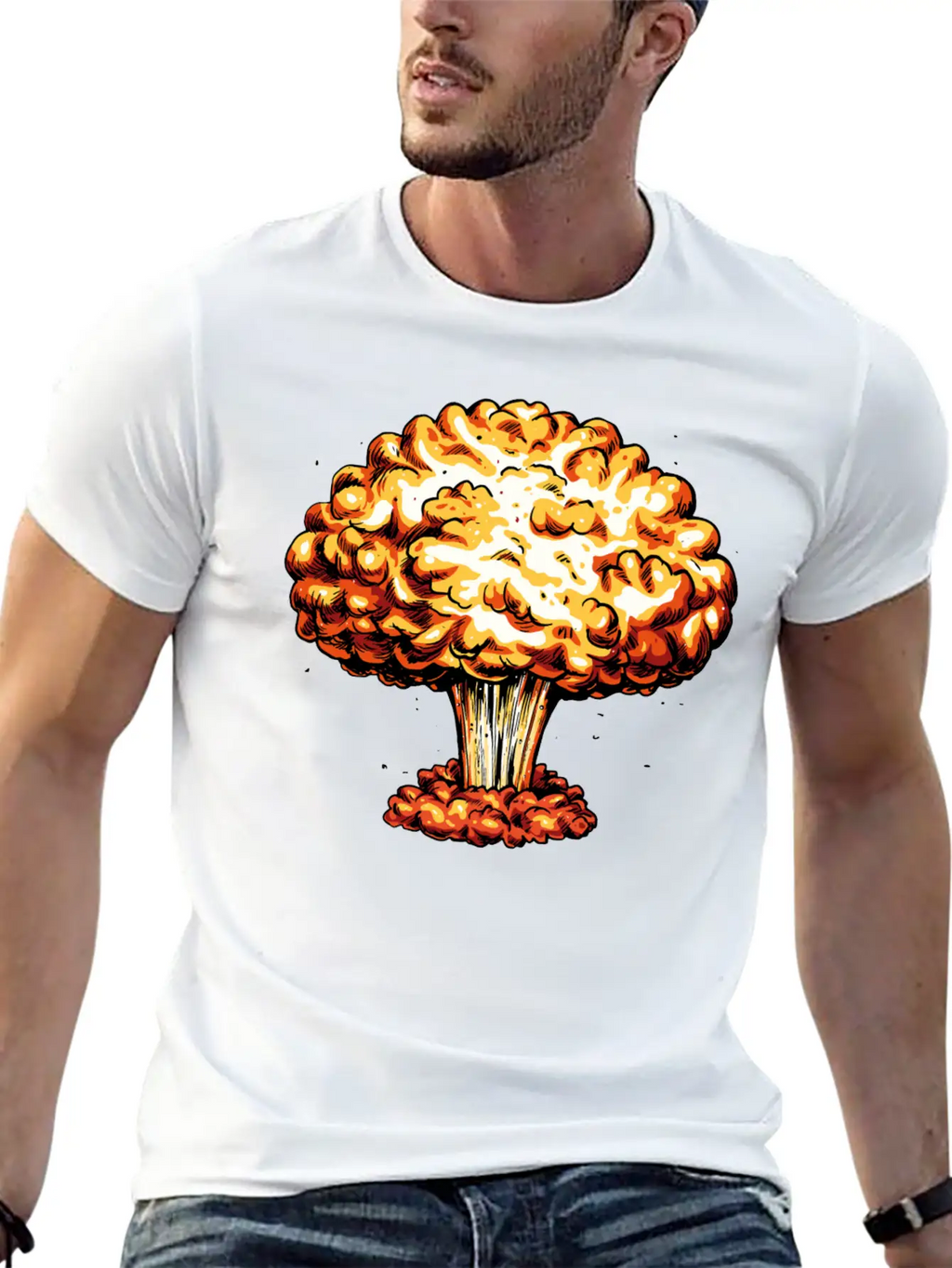 A Bomb - Atombombe Breathable Soft Cotton T-Shirt – Timeless Casual Look