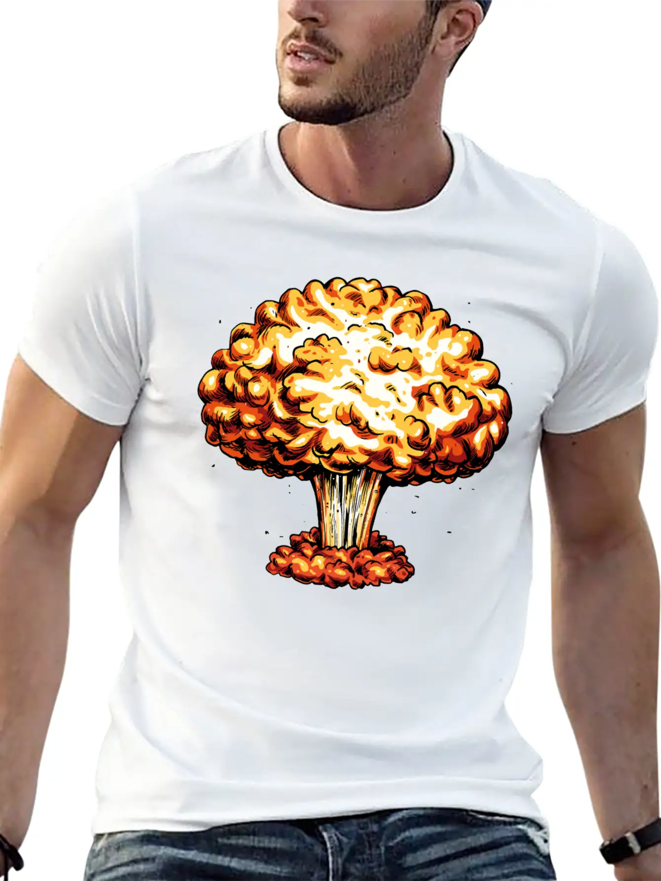 A Bomb - Atombombe Breathable Soft Cotton T-Shirt – Timeless Casual Look