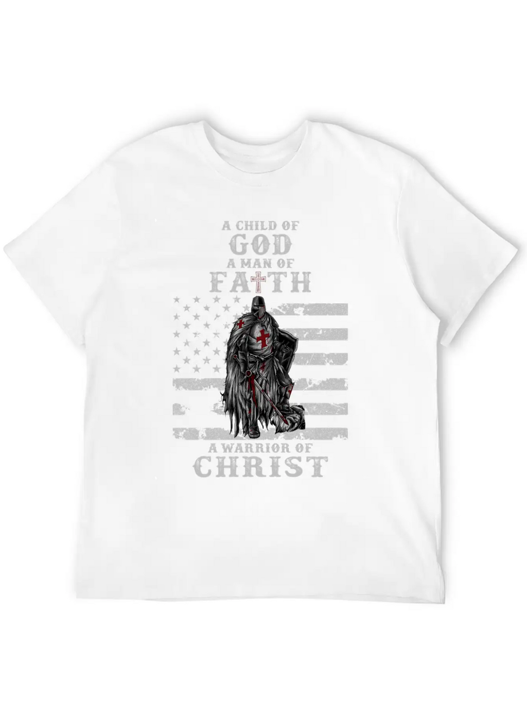 A Child Of God A Of Faith A Warrior Of Christ Basic Graphic T-Shirt – Daily Comfort In Soft Cotton