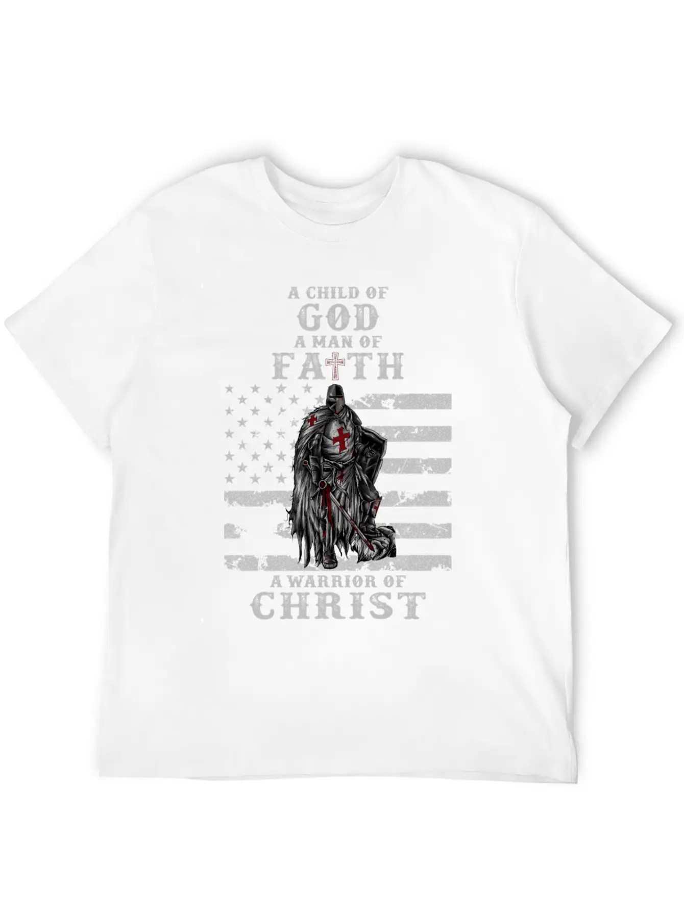 A Child Of God A Of Faith A Warrior Of Christ Basic Graphic T-Shirt – Daily Comfort In Soft Cotton