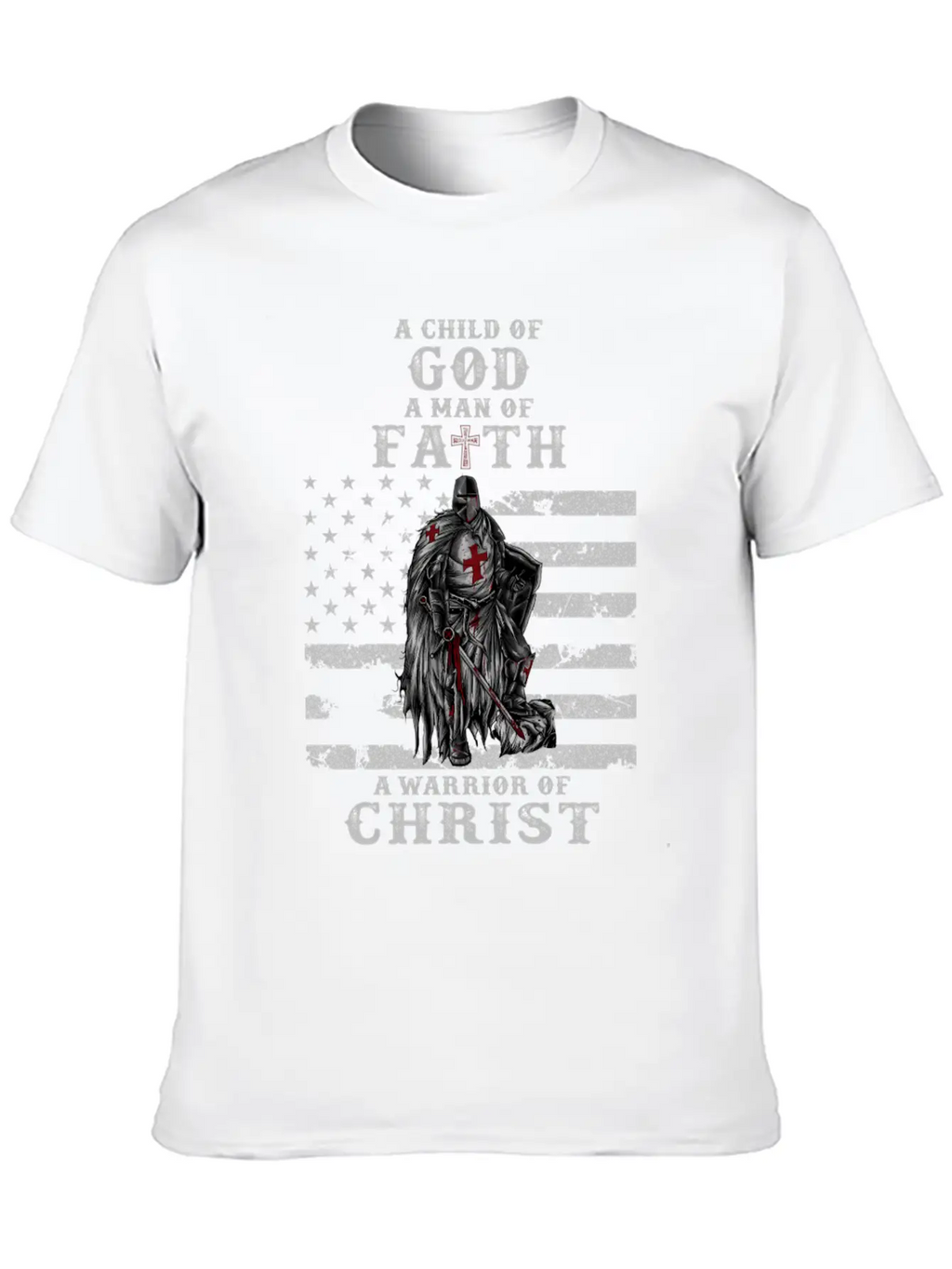 A Child Of God A Of Faith A Warrior Of Christ Basic Graphic T-Shirt – Daily Comfort In Soft Cotton