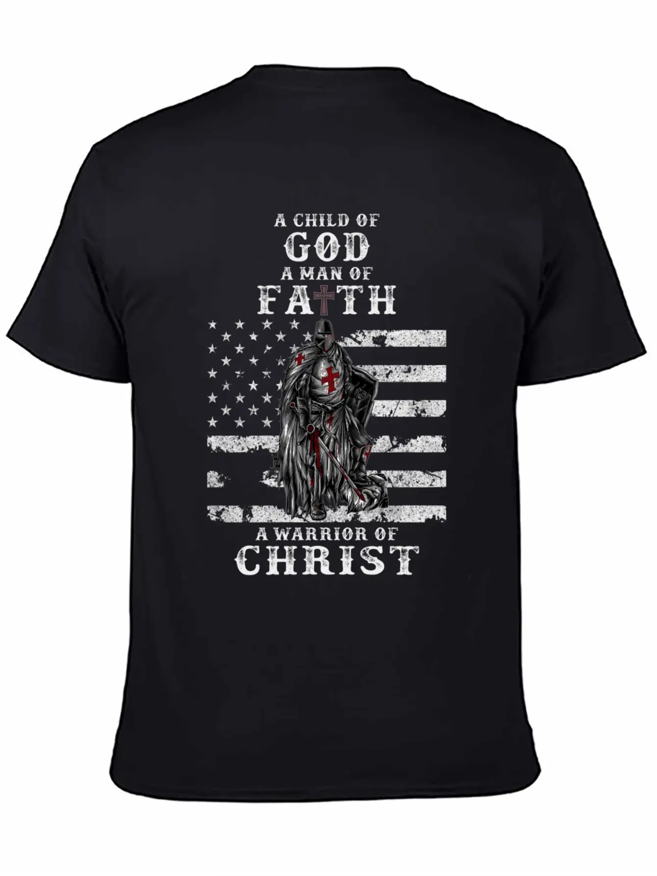 A Child Of God A Of Faith A Warrior Of Christ Basic Graphic T-Shirt – Daily Comfort In Soft Cotton
