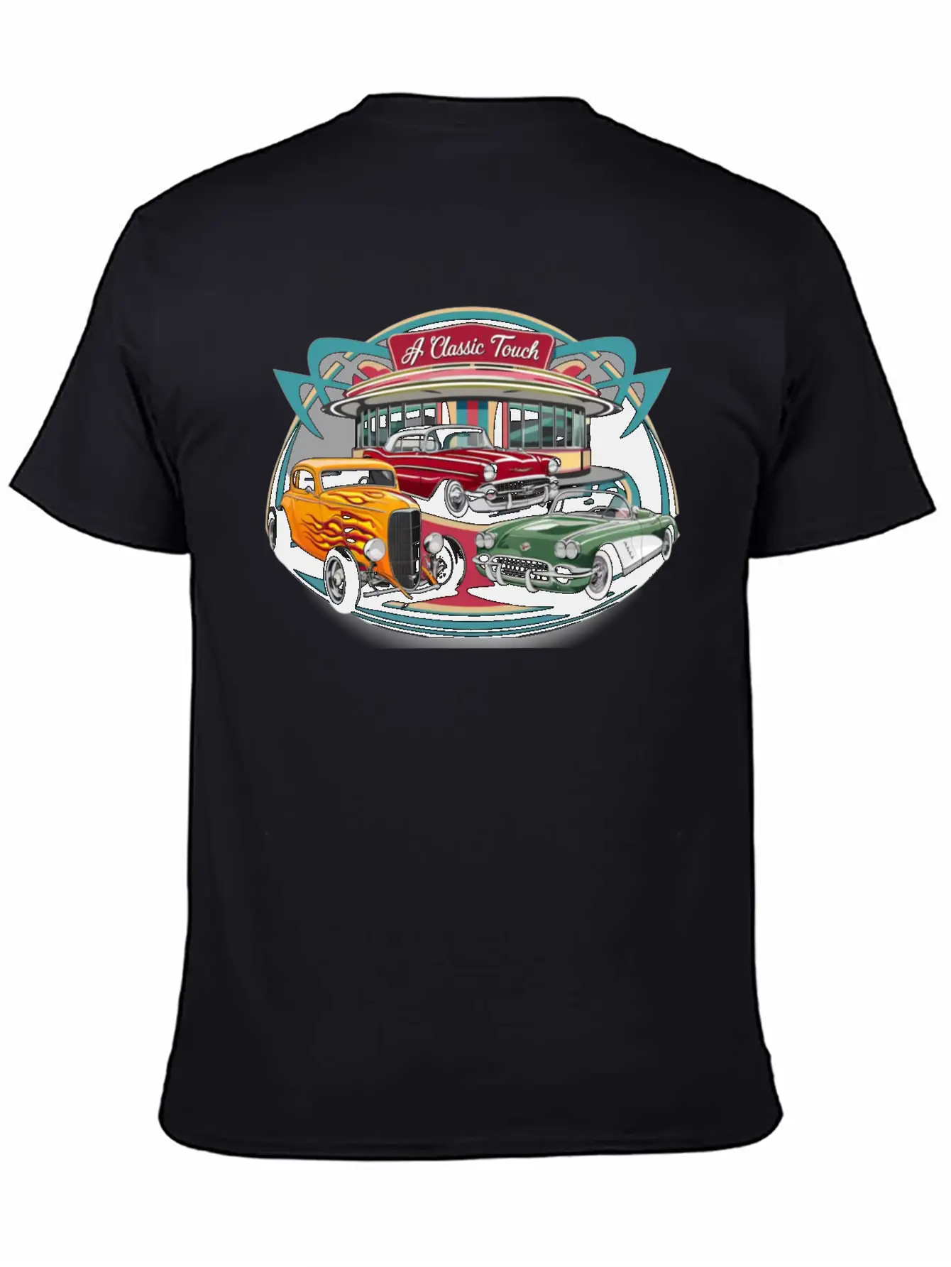A Classic Touch Vintage Automobiles Comfortable Minimalist Graphic Tee – Summer Style Essential