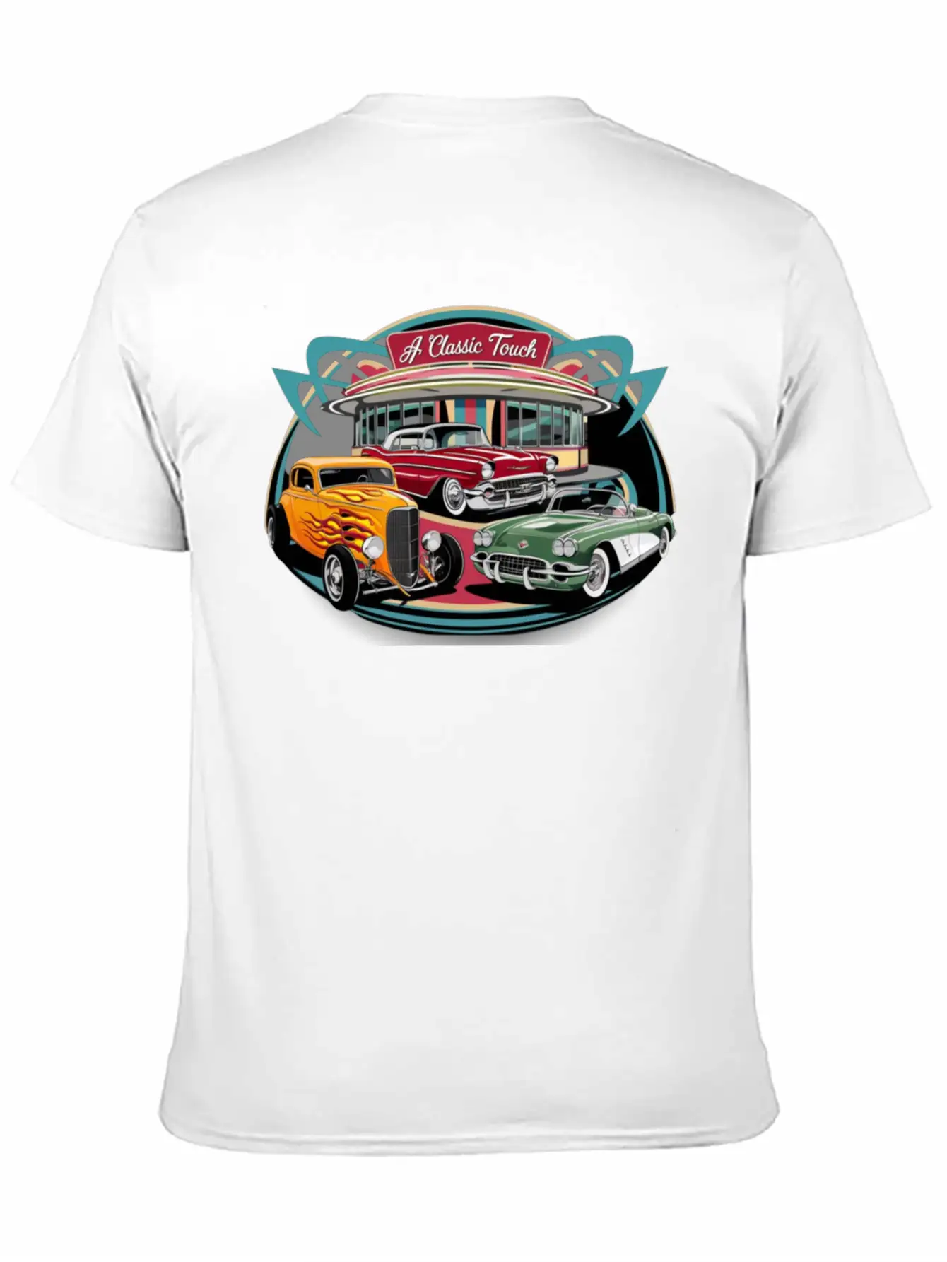 A Classic Touch Vintage Automobiles Comfortable Minimalist Graphic Tee – Summer Style Essential