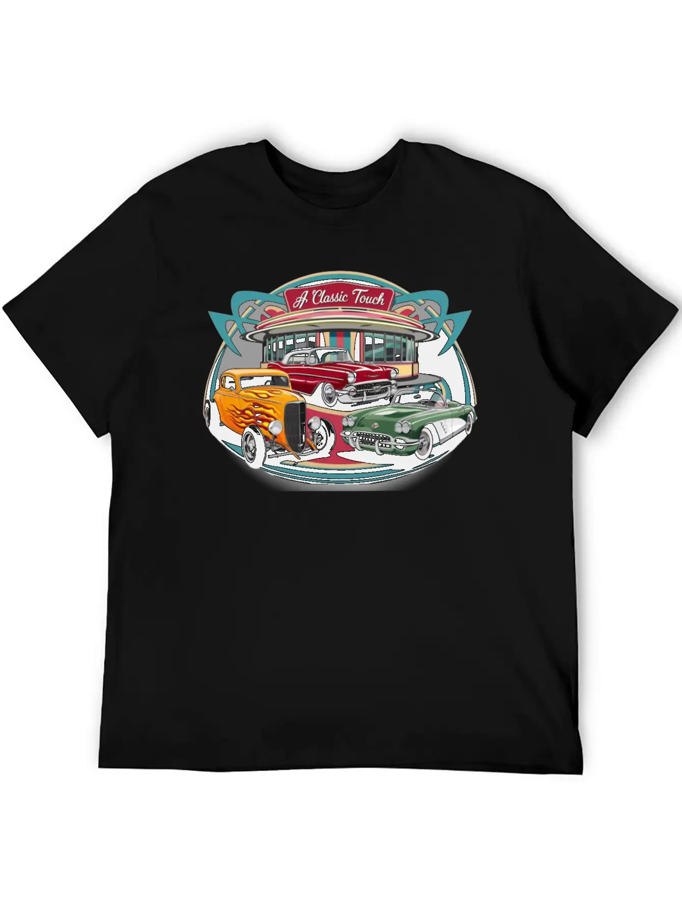 A Classic Touch Vintage Automobiles Comfortable Minimalist Graphic Tee – Summer Style Essential