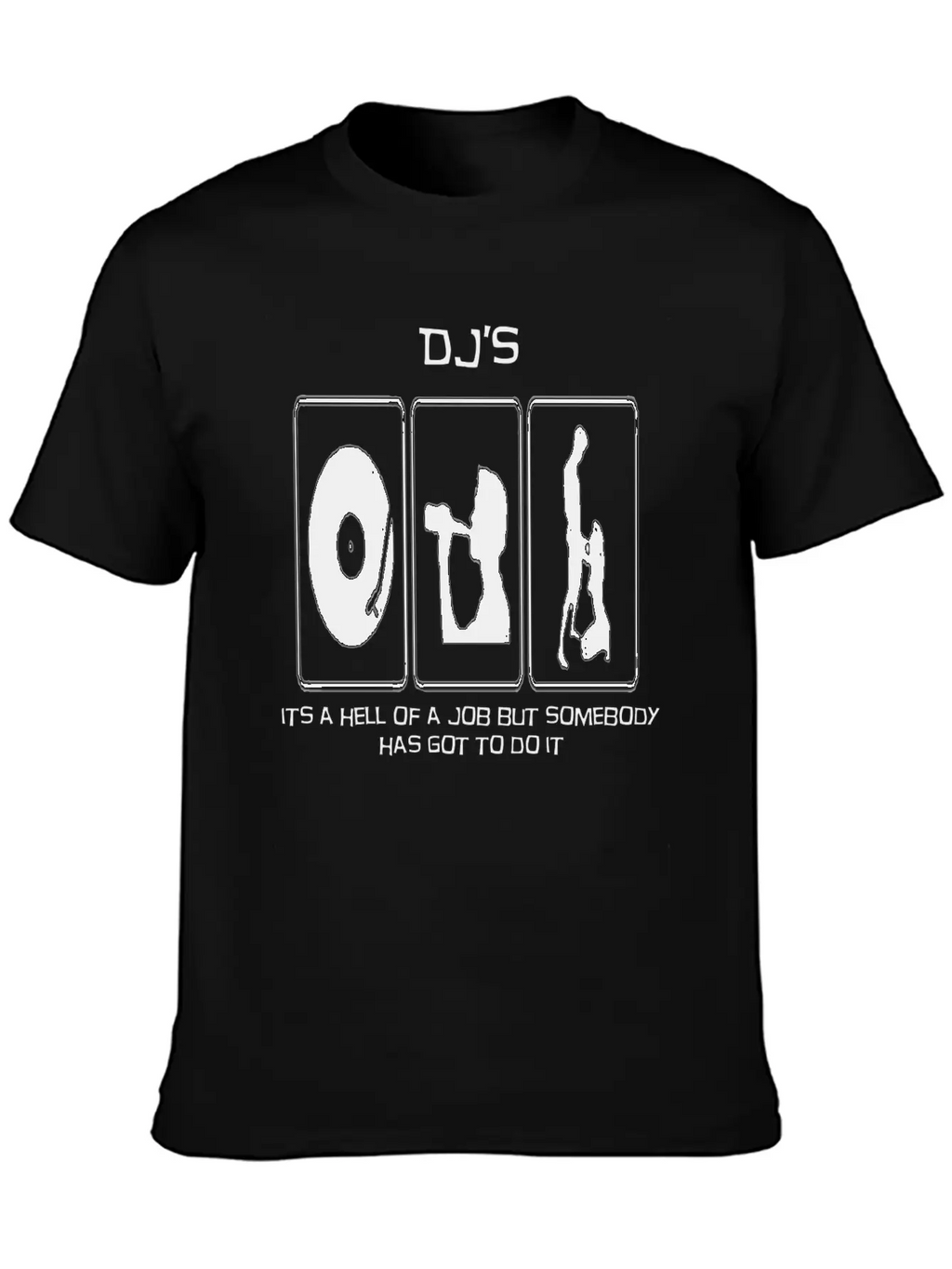 A DJs Life Classic Crew Neck Graphic Tee – Everyday Minimal Look