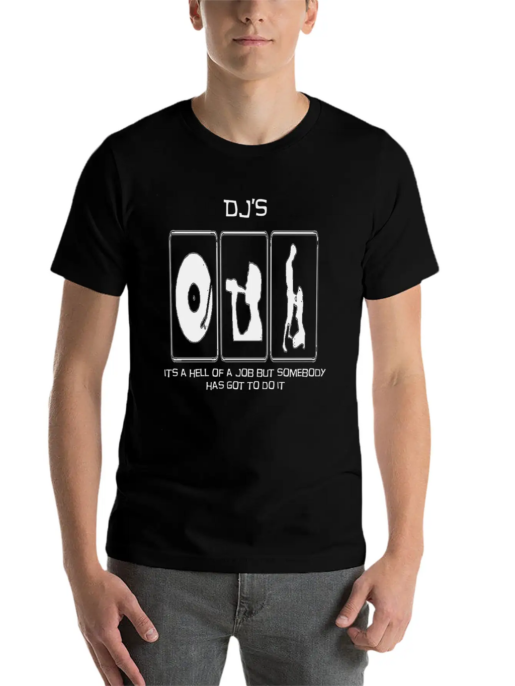 A DJs Life Classic Crew Neck Graphic Tee – Everyday Minimal Look