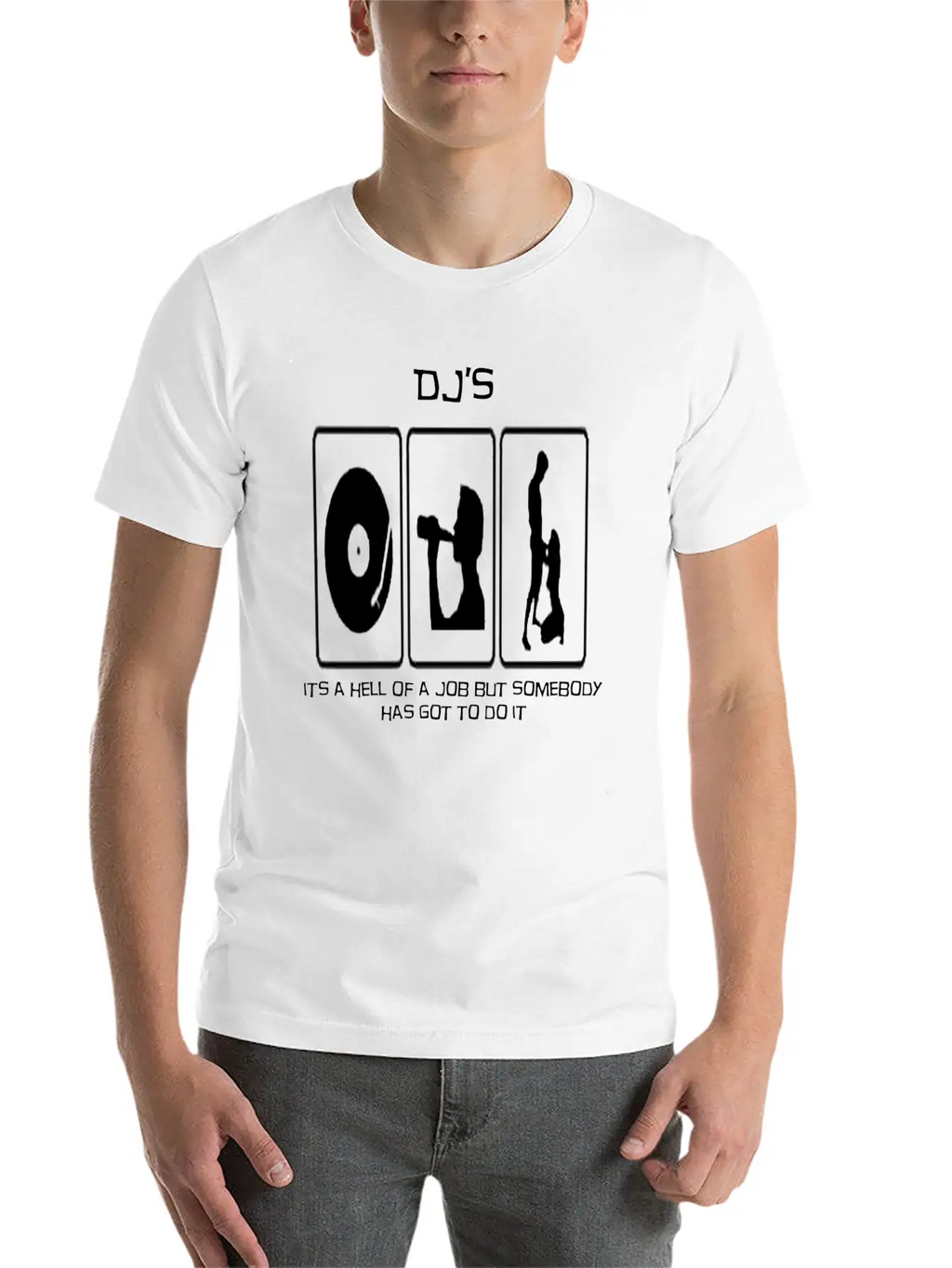 A DJs Life Classic Crew Neck Graphic Tee – Everyday Minimal Look