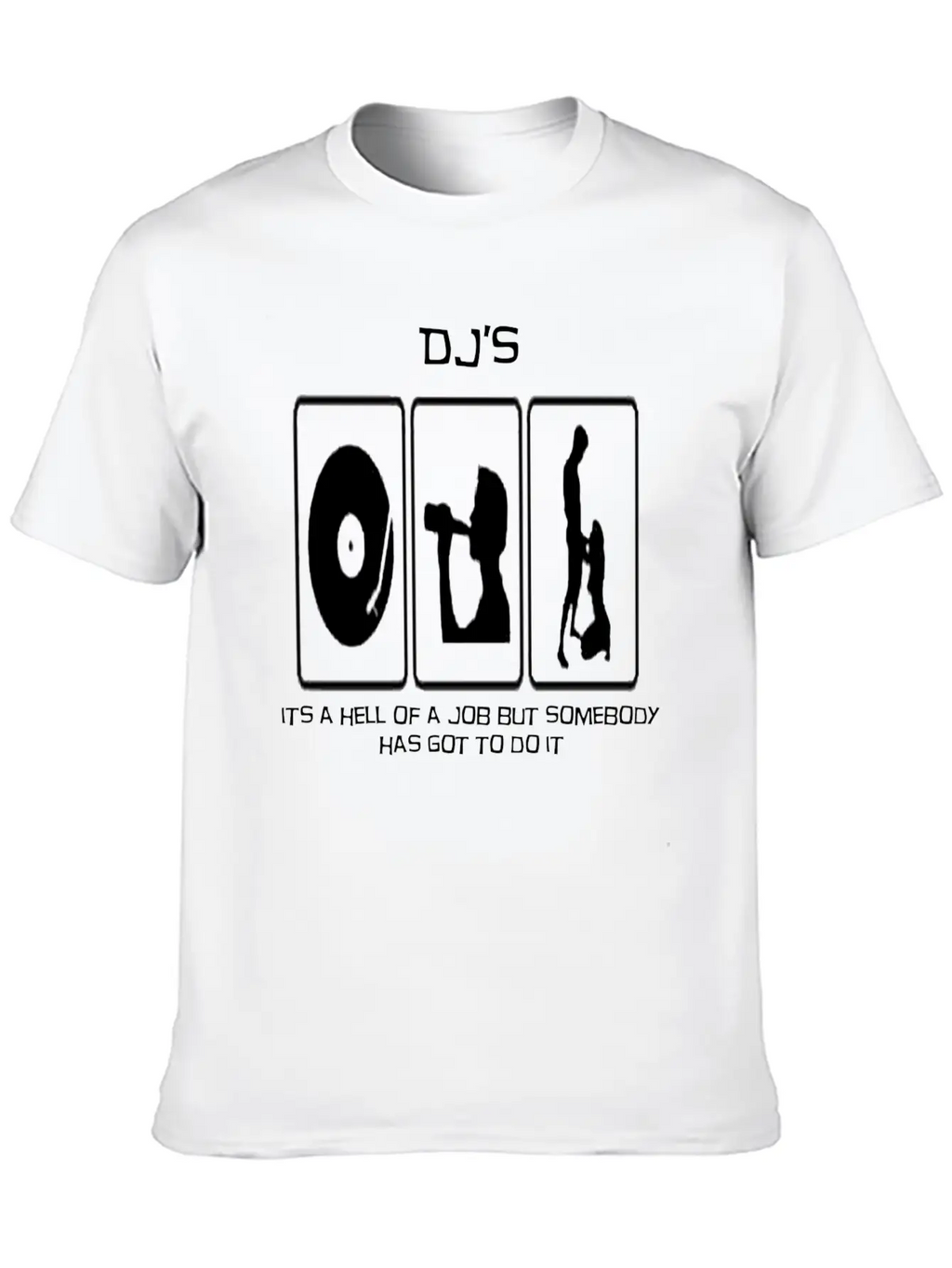 A DJs Life Classic Crew Neck Graphic Tee – Everyday Minimal Look