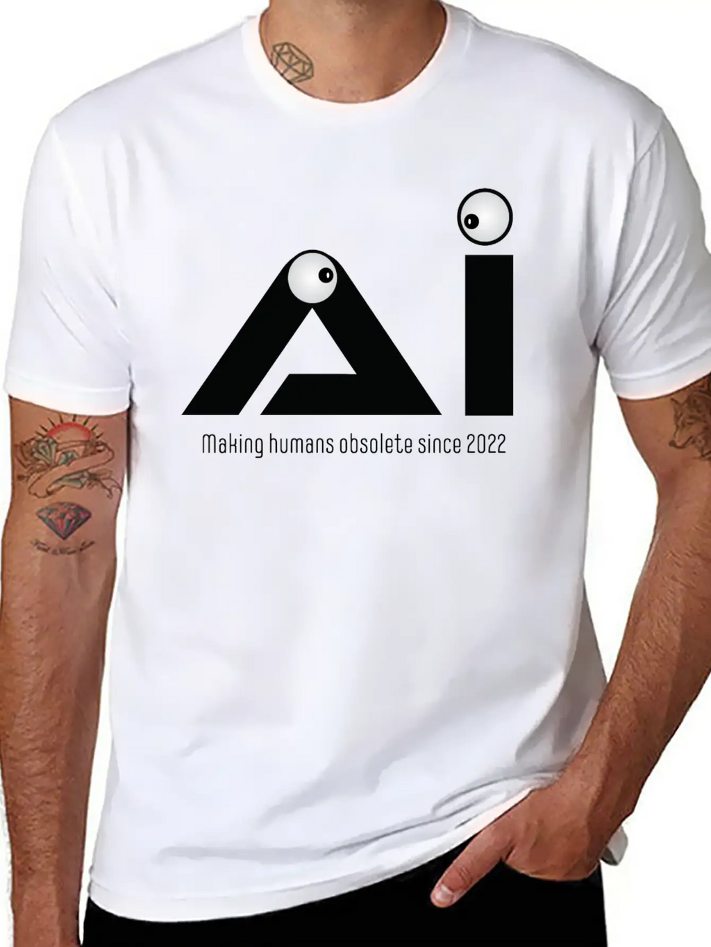A-Eye Design #2 Classic Fit Graphic Tee For Daily Comfort – Unisex Cotton Shirt