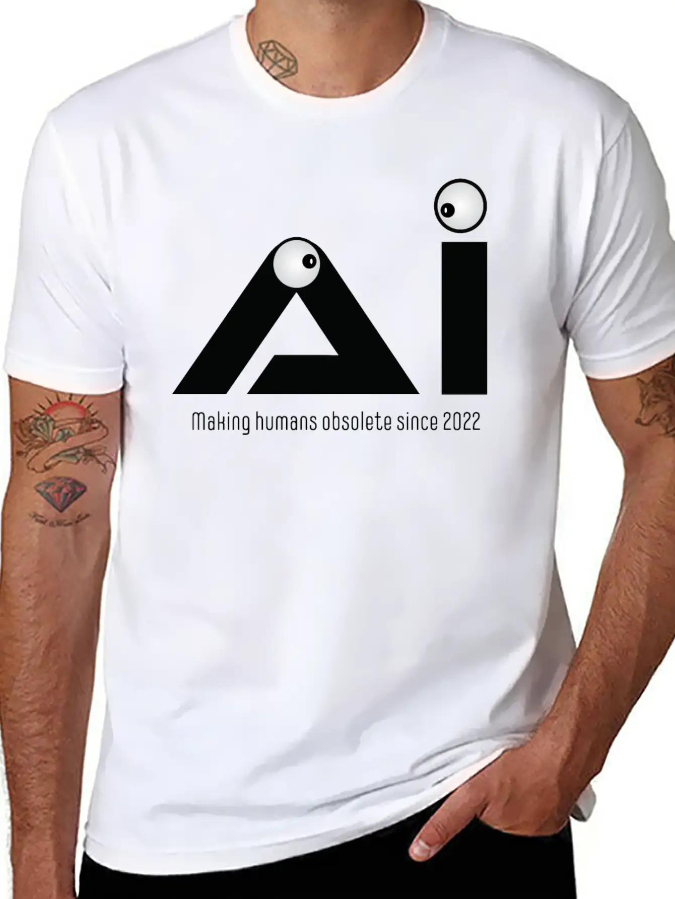 A-Eye Design #2 Classic Fit Graphic Tee For Daily Comfort – Unisex Cotton Shirt