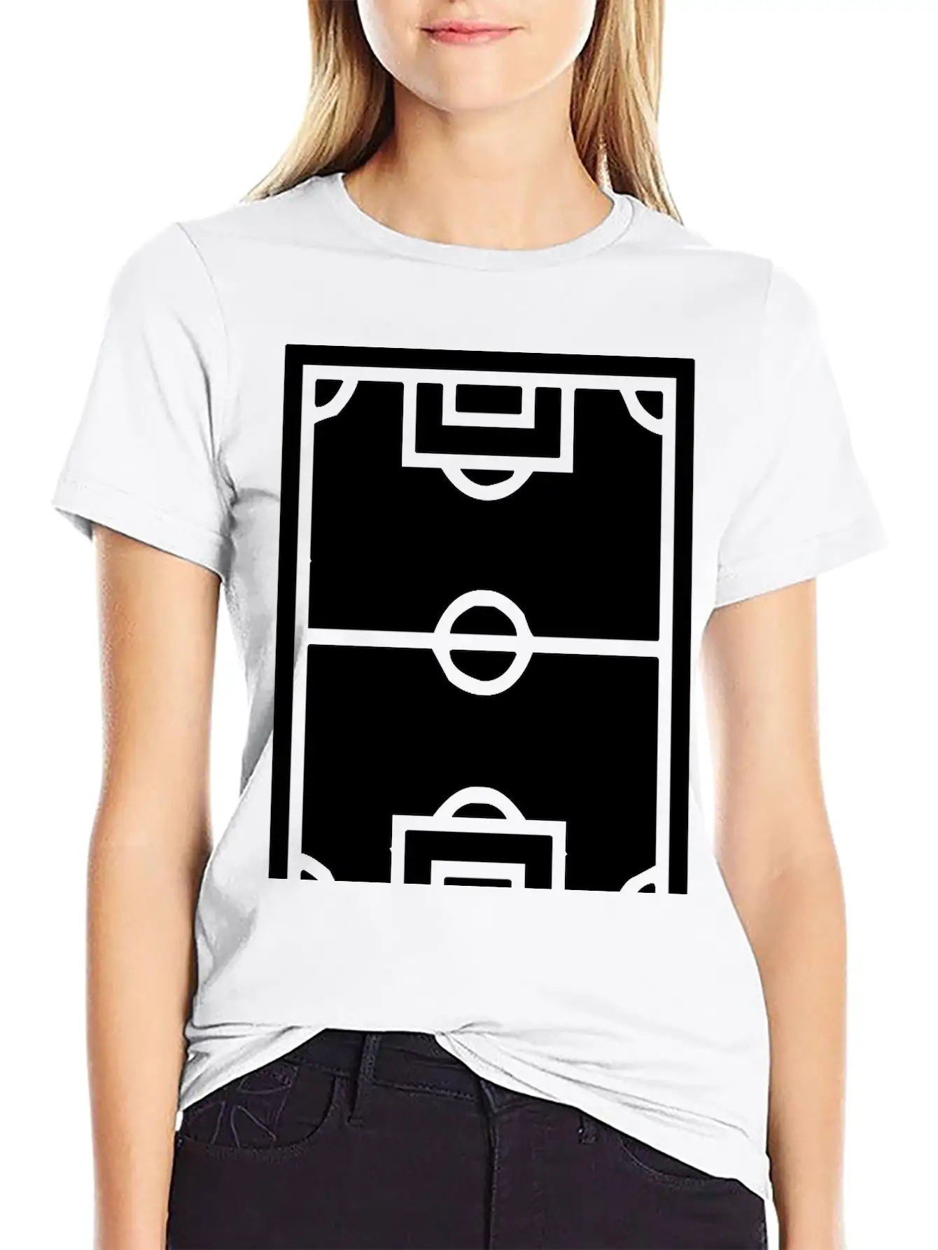 A Football Field Classic Cotton Tee – Unisex Comfort For Any Season