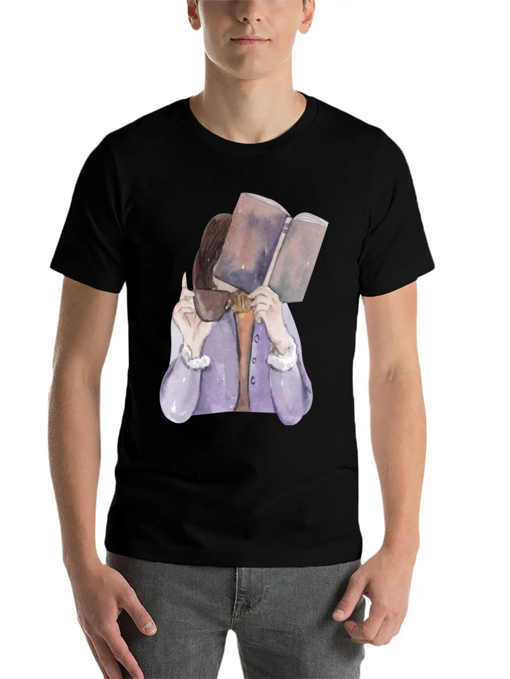 A Girl Reading Timeless Short Sleeve Tee – Comfy And Minimalist Design