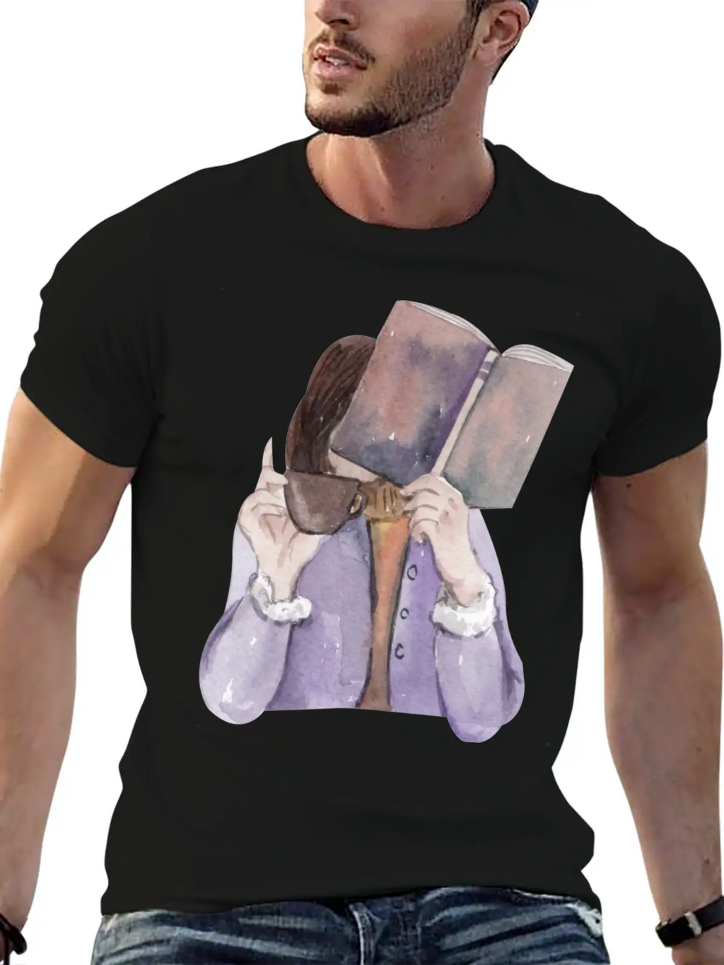 A Girl Reading Timeless Short Sleeve Tee – Comfy And Minimalist Design