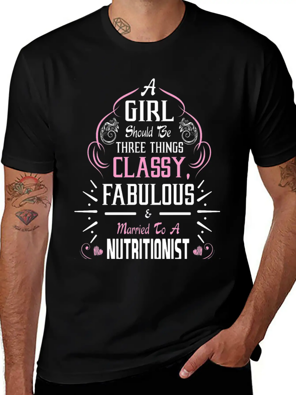 A Girl Should Be Three Things Classy Fabulous & Relaxed Everyday Tee – Lightweight And Durable Cotton