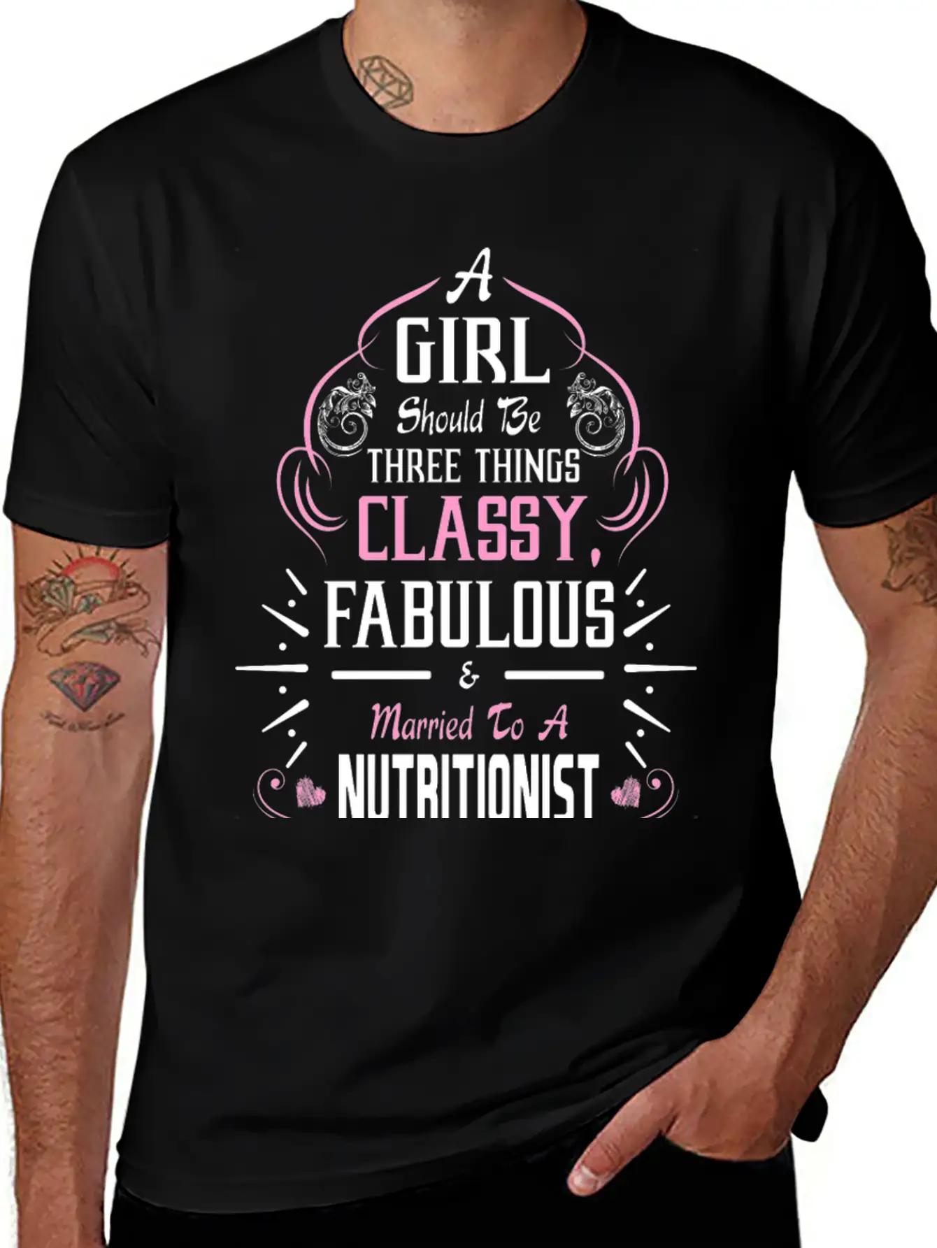 A Girl Should Be Three Things Classy Fabulous & Relaxed Everyday Tee – Lightweight And Durable Cotton