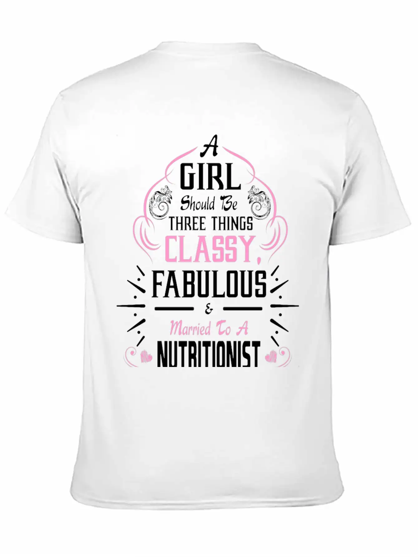 A Girl Should Be Three Things Classy Fabulous & Relaxed Everyday Tee – Lightweight And Durable Cotton