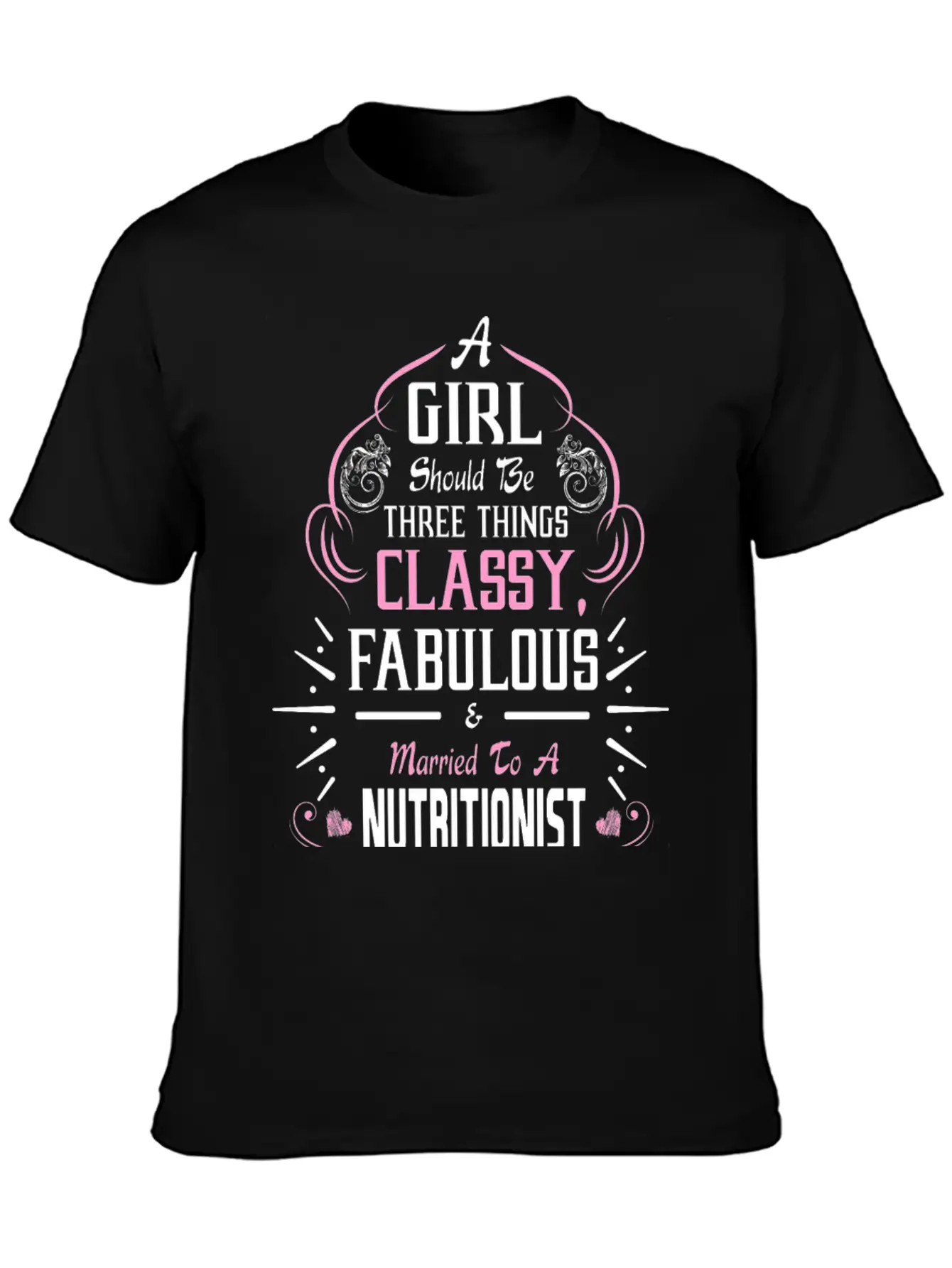 A Girl Should Be Three Things Classy Fabulous & Relaxed Everyday Tee – Lightweight And Durable Cotton