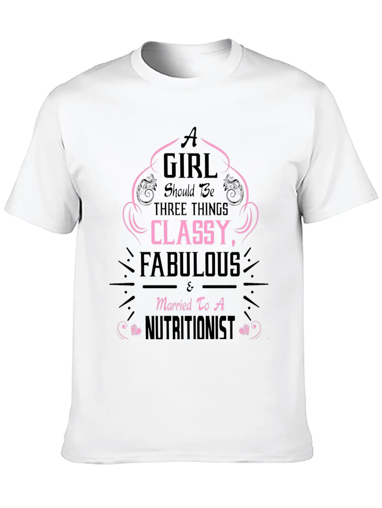 A Girl Should Be Three Things Classy Fabulous & Relaxed Everyday Tee – Lightweight And Durable Cotton