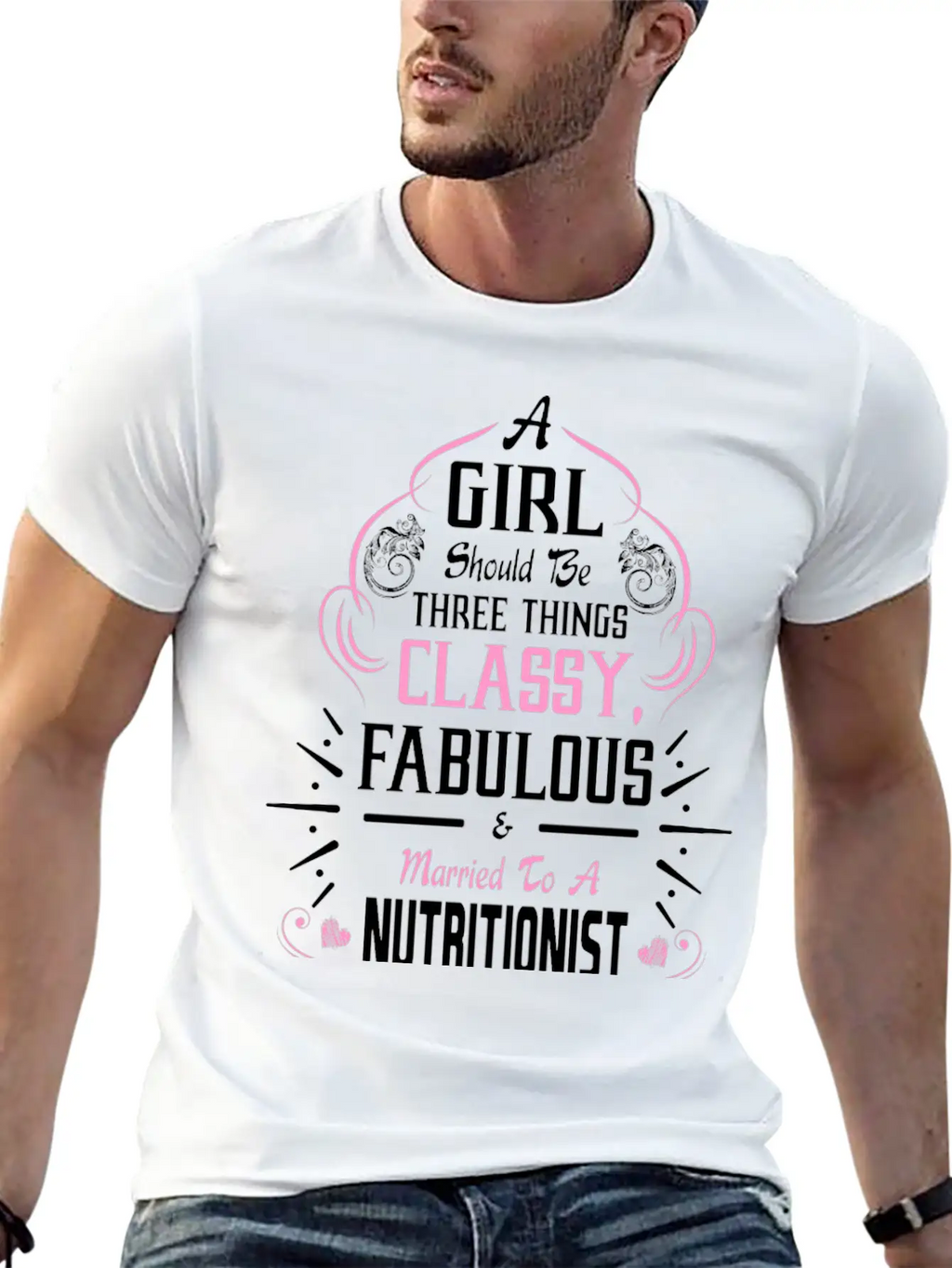 A Girl Should Be Three Things Classy Fabulous & Relaxed Everyday Tee – Lightweight And Durable Cotton