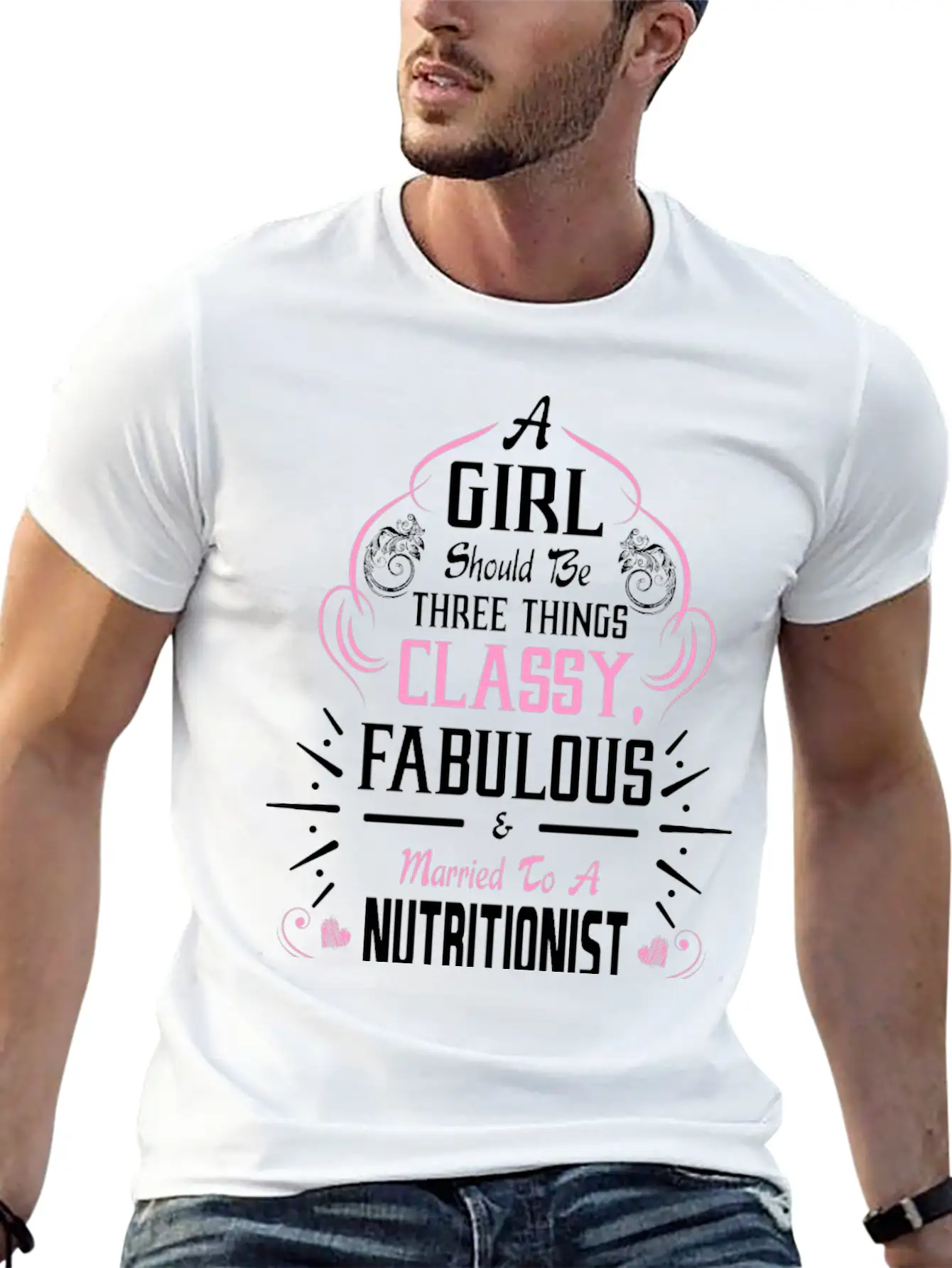 A Girl Should Be Three Things Classy Fabulous & Relaxed Everyday Tee – Lightweight And Durable Cotton