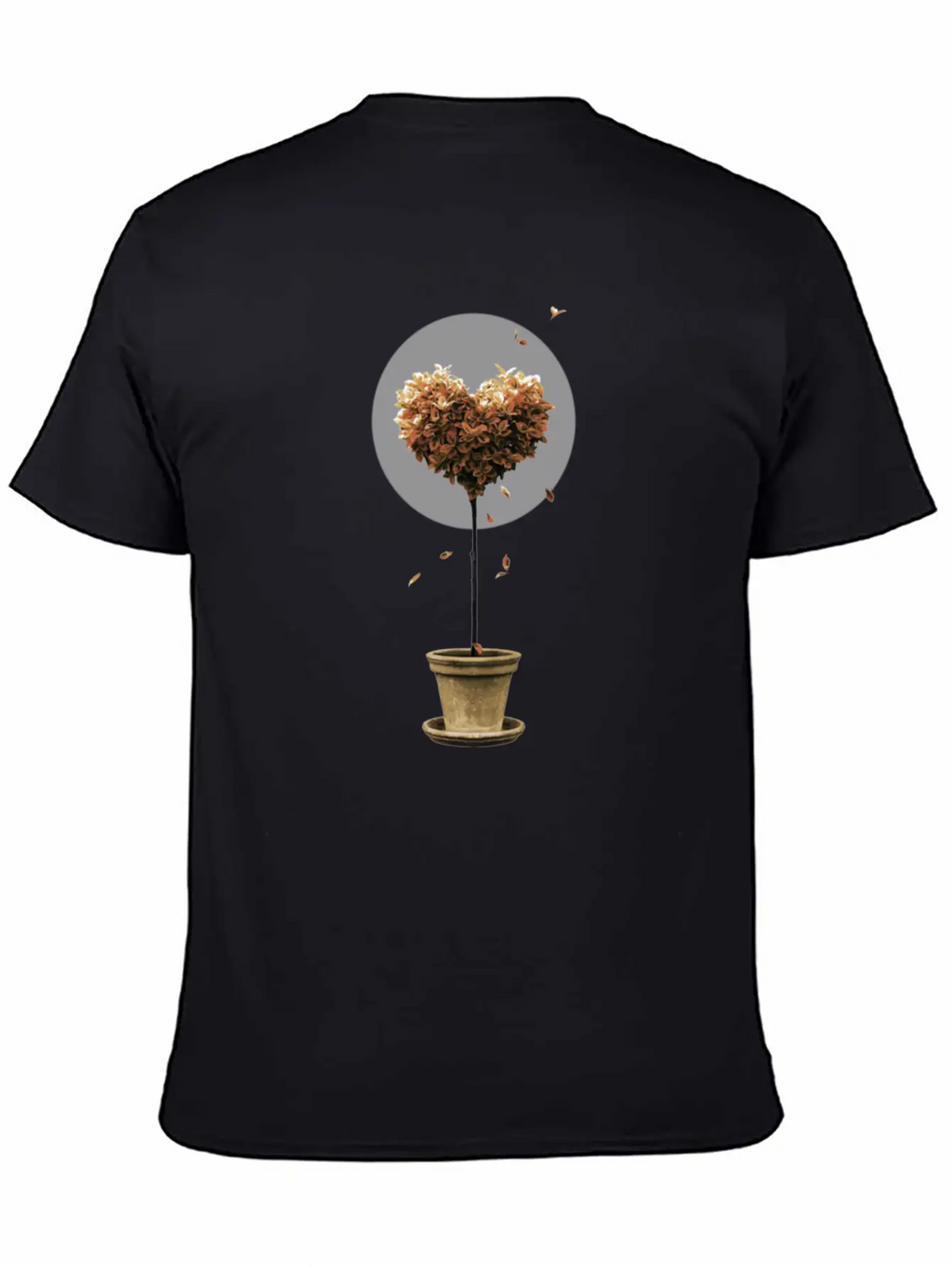A Heart Symphony Autumn Comfortable Minimalist Graphic Tee – Summer Style Essential