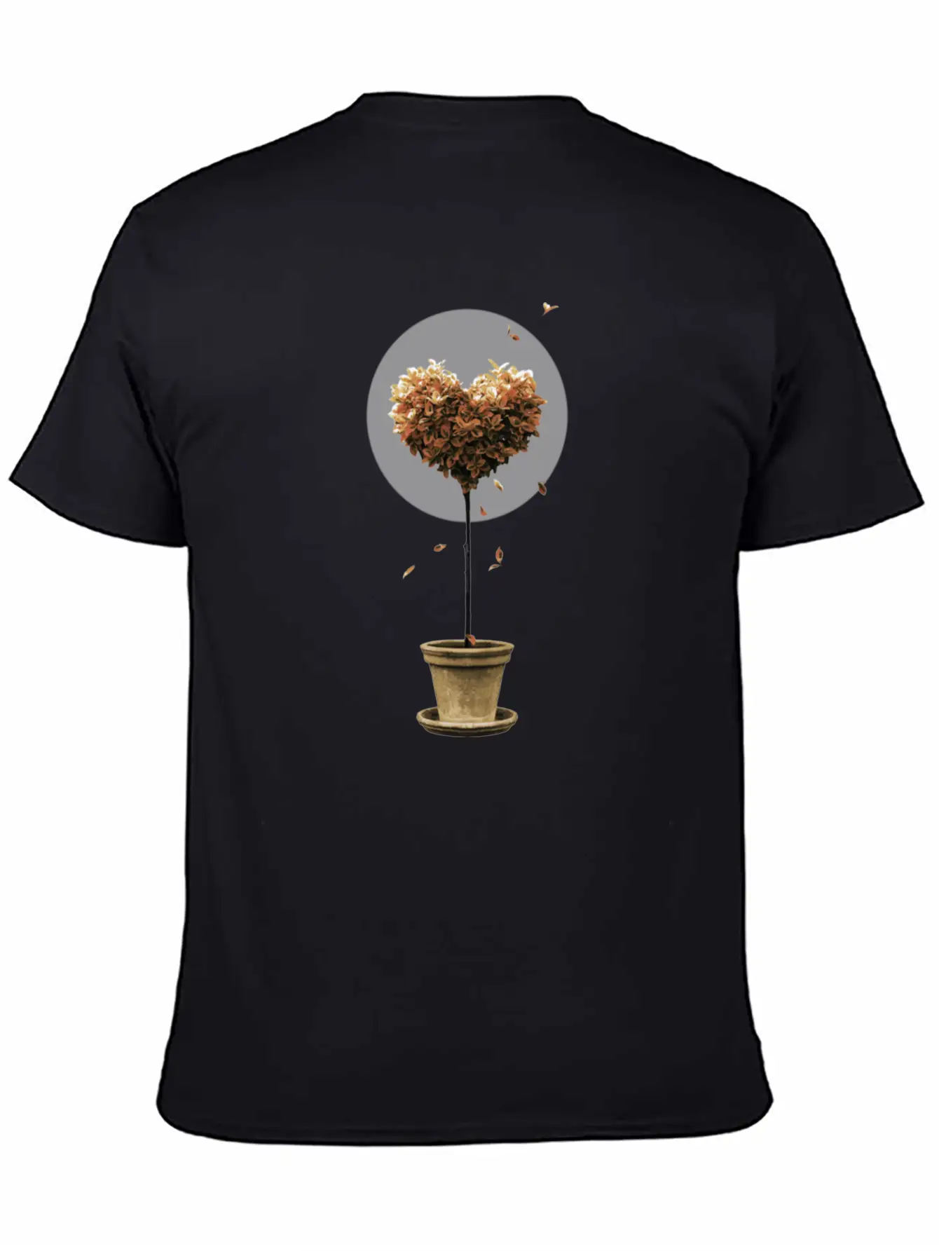 A Heart Symphony Autumn Comfortable Minimalist Graphic Tee – Summer Style Essential