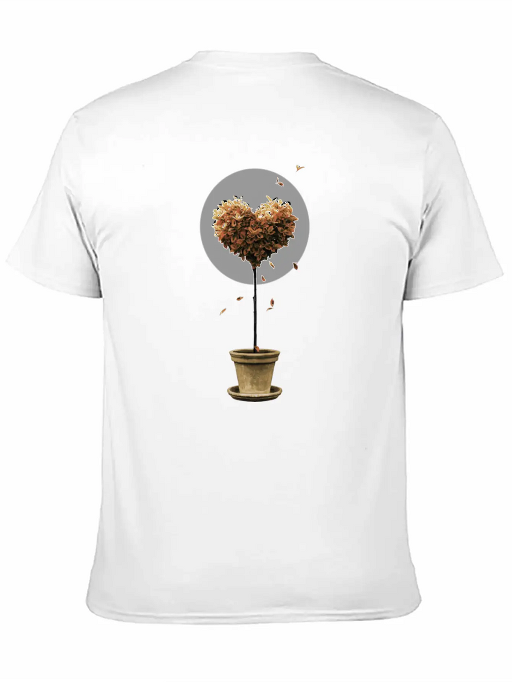 A Heart Symphony Autumn Comfortable Minimalist Graphic Tee – Summer Style Essential