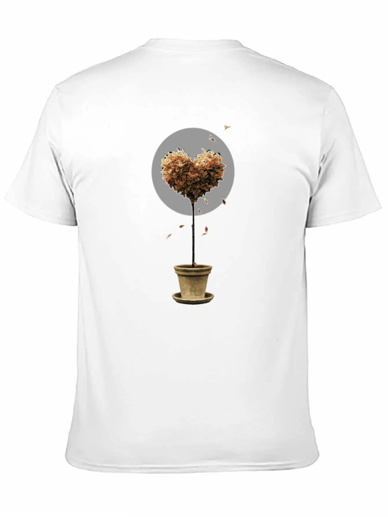 A Heart Symphony Autumn Comfortable Minimalist Graphic Tee – Summer Style Essential