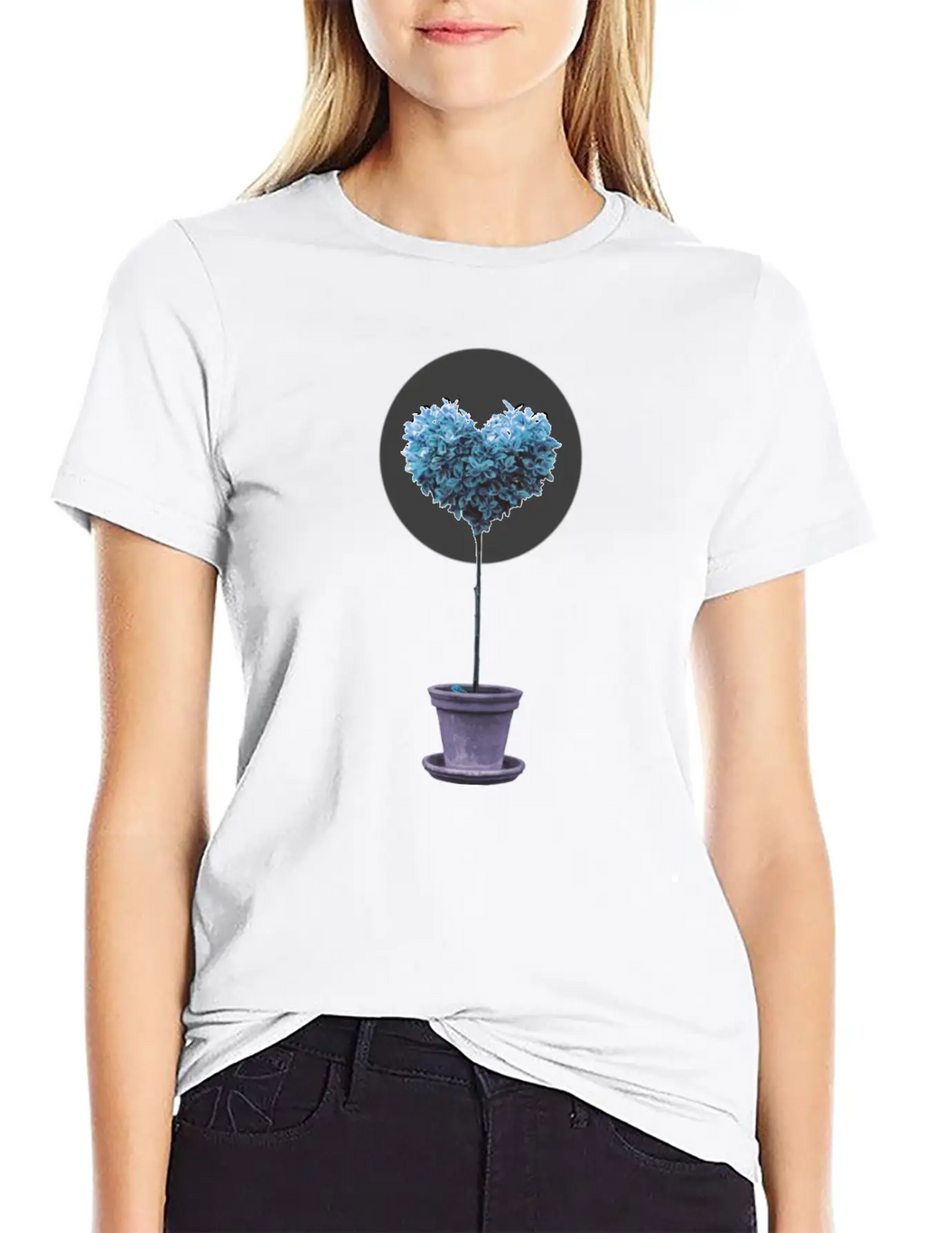 A Heart Symphony Blues Classic Fit Graphic Tee For Daily Comfort – Unisex Cotton Shirt