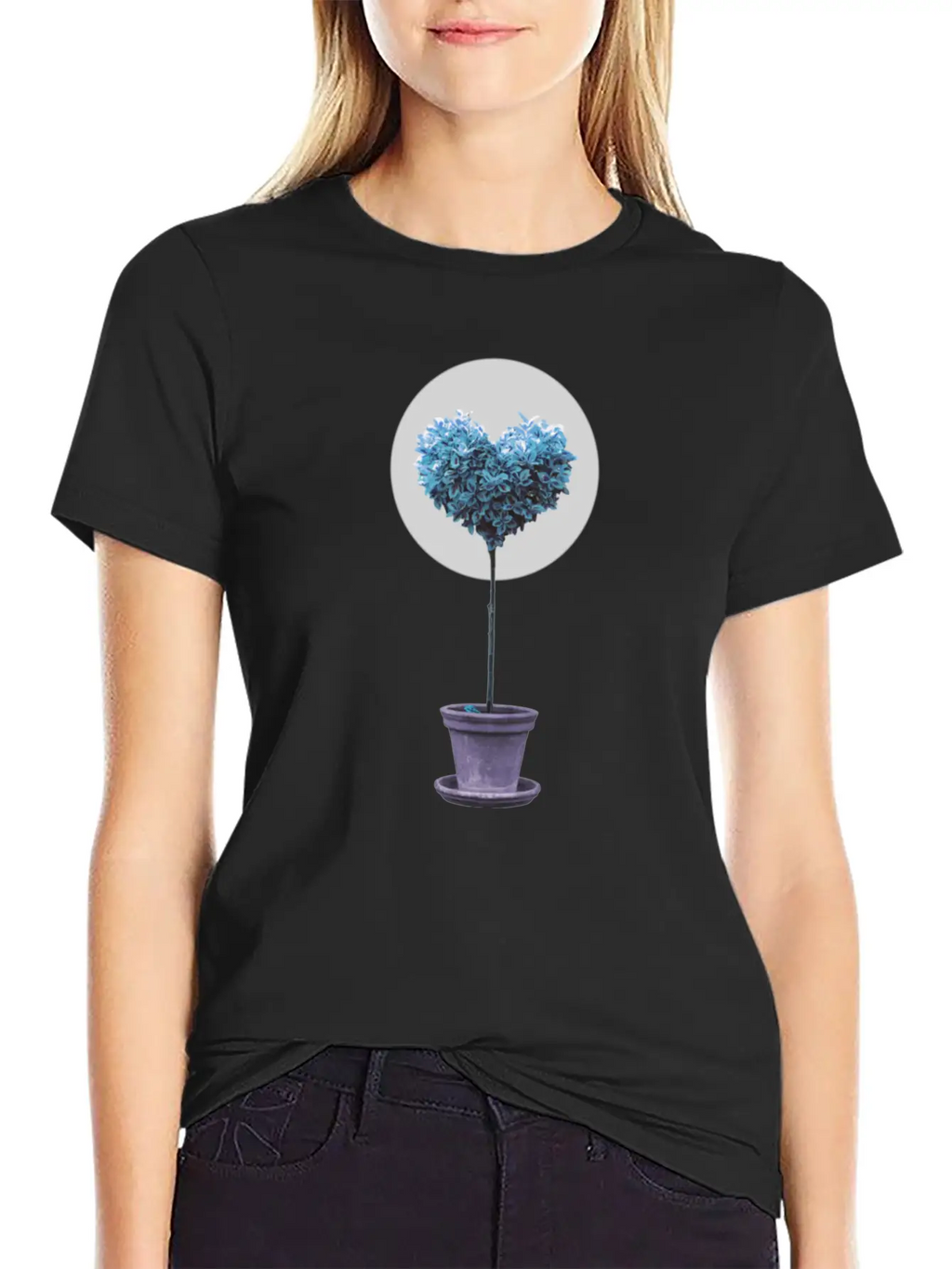 A Heart Symphony Blues Classic Fit Graphic Tee For Daily Comfort – Unisex Cotton Shirt