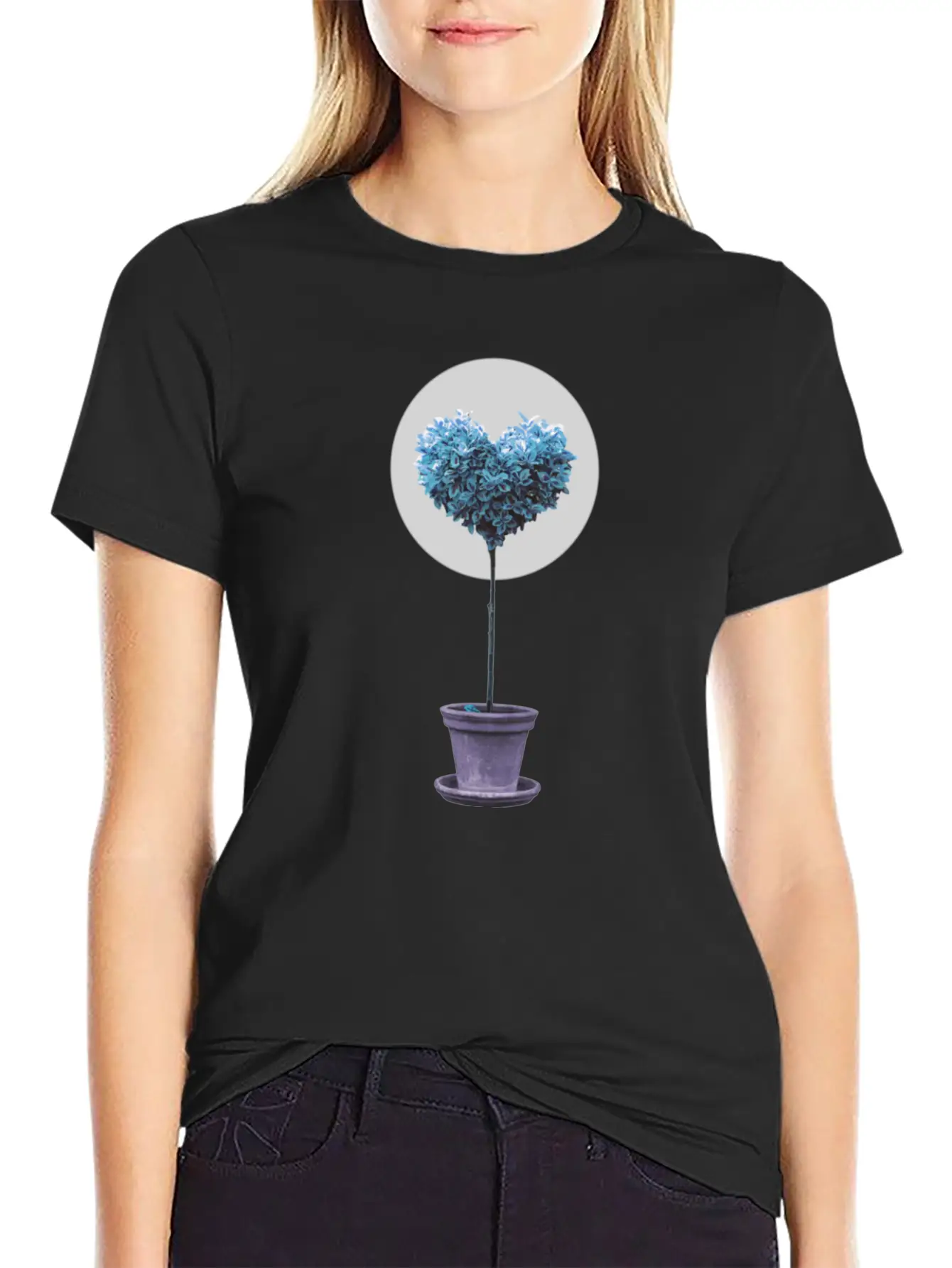 A Heart Symphony Blues Classic Fit Graphic Tee For Daily Comfort – Unisex Cotton Shirt