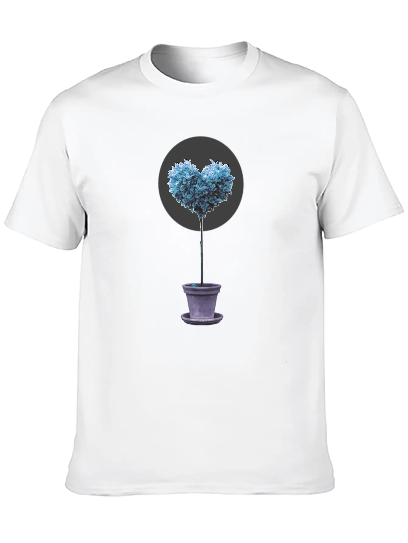 A Heart Symphony Blues Classic Fit Graphic Tee For Daily Comfort – Unisex Cotton Shirt