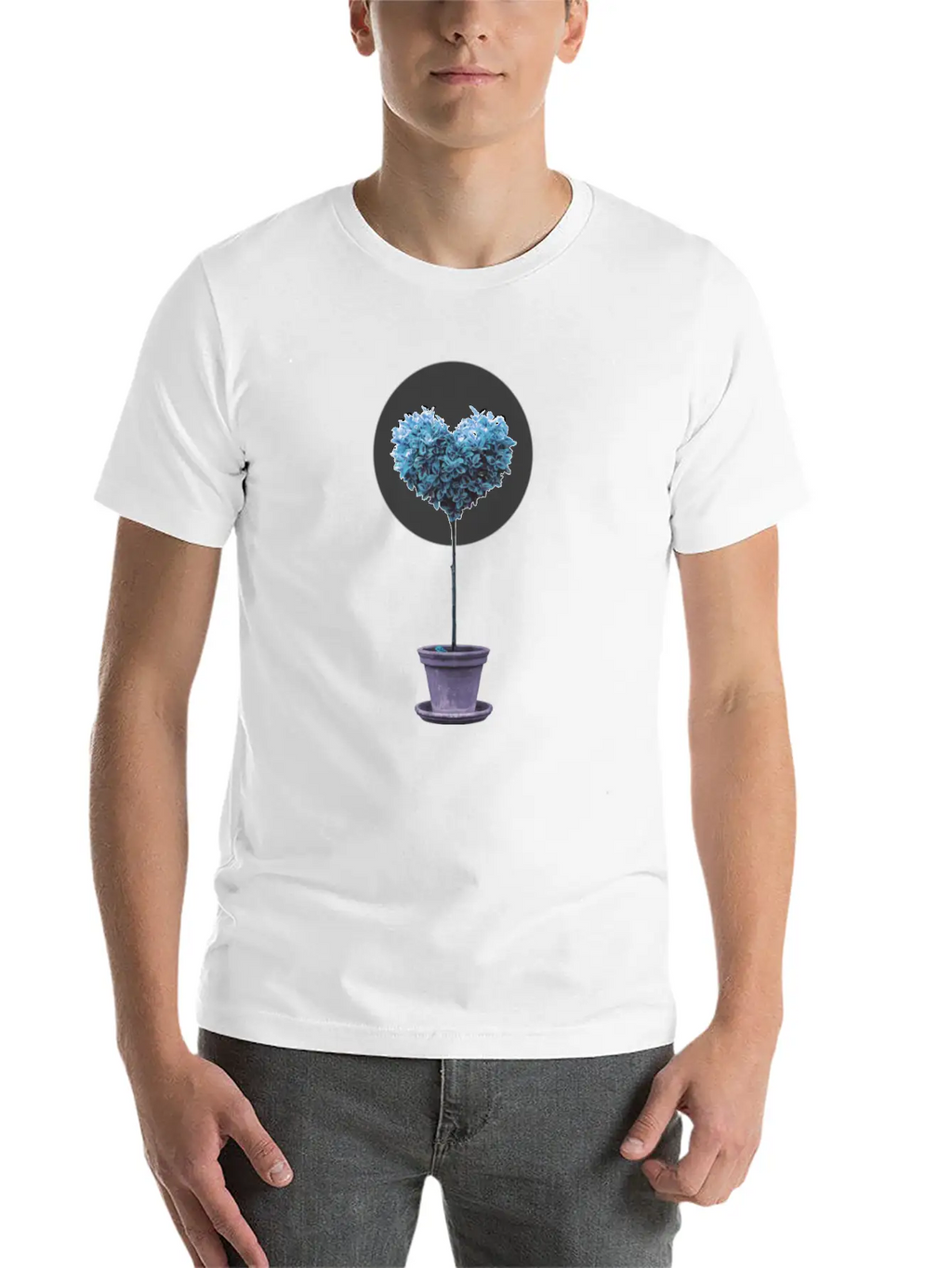 A Heart Symphony Blues Classic Fit Graphic Tee For Daily Comfort – Unisex Cotton Shirt
